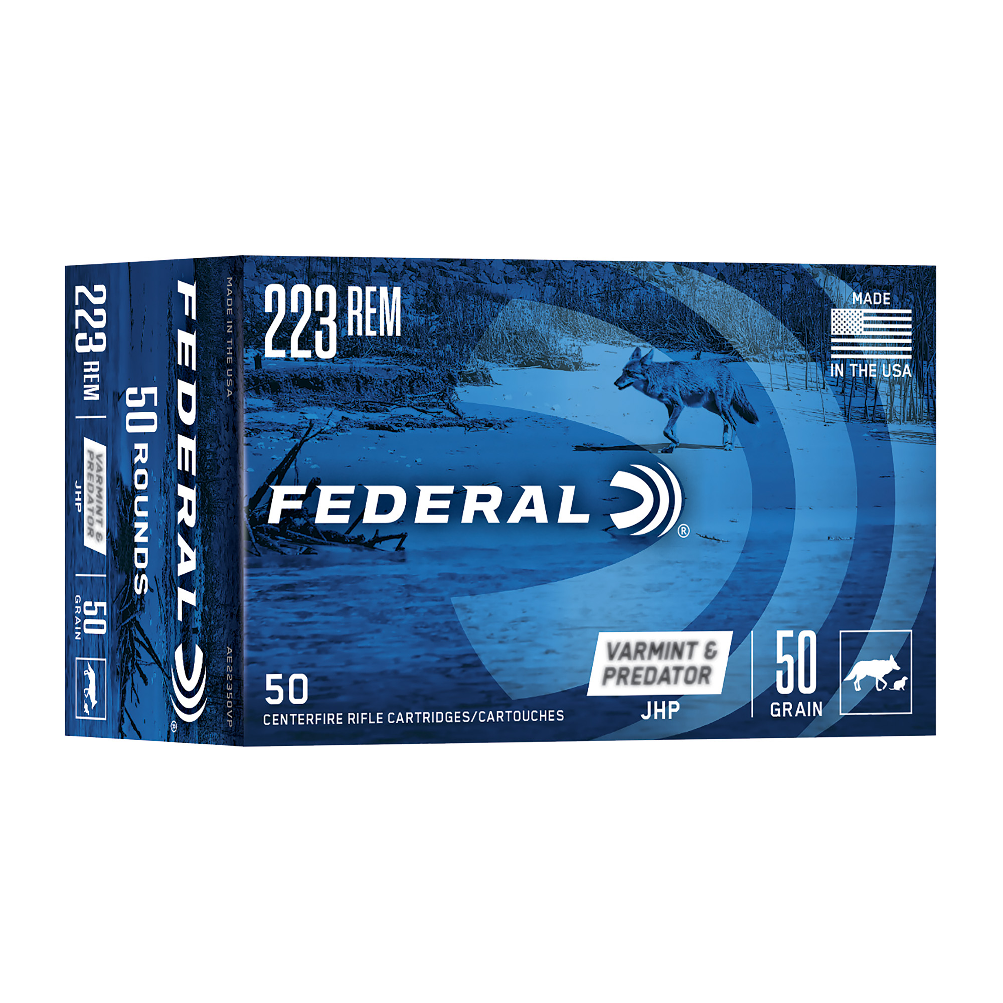 Federal Am Eagle V&p 223rem 50 Grain 50/250 bulk ammo product image