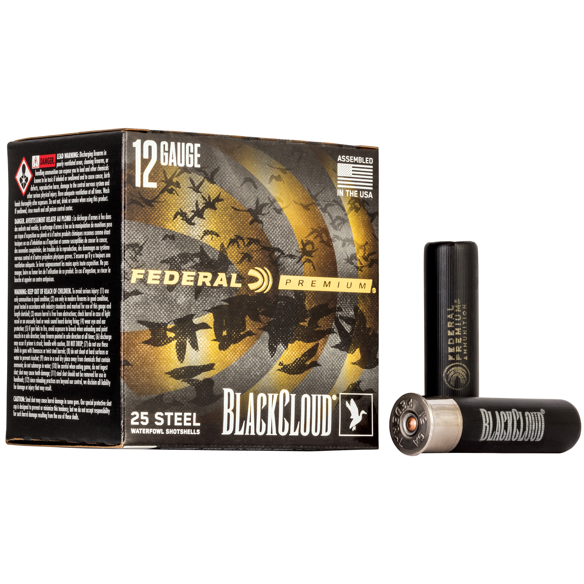 Federal BLK Cloud 12 Gauge 3.5″ #2 25/250 bulk ammo product image
