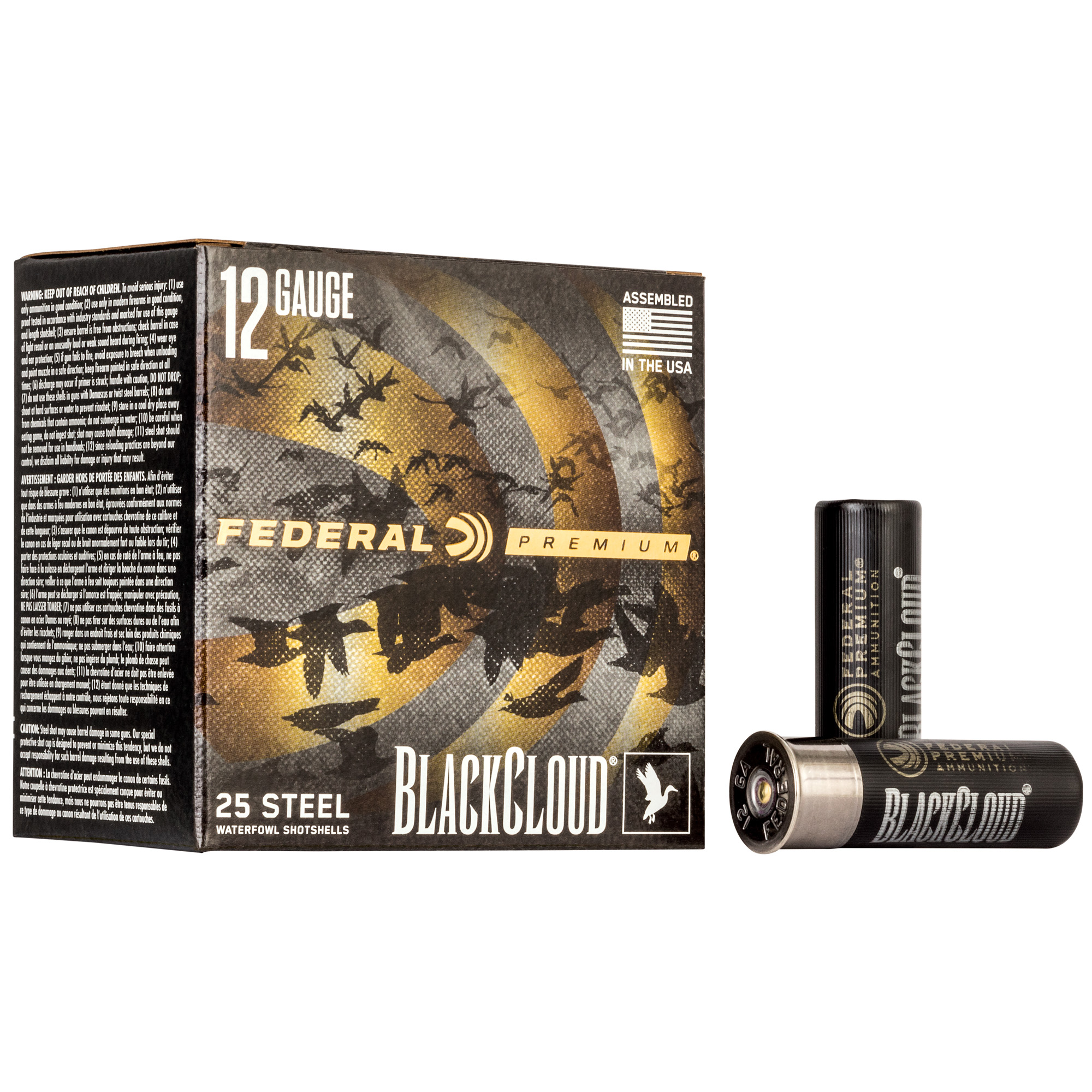 Federal BLK Cloud 12 Gauge 3″ #2 25/250 bulk ammo product image