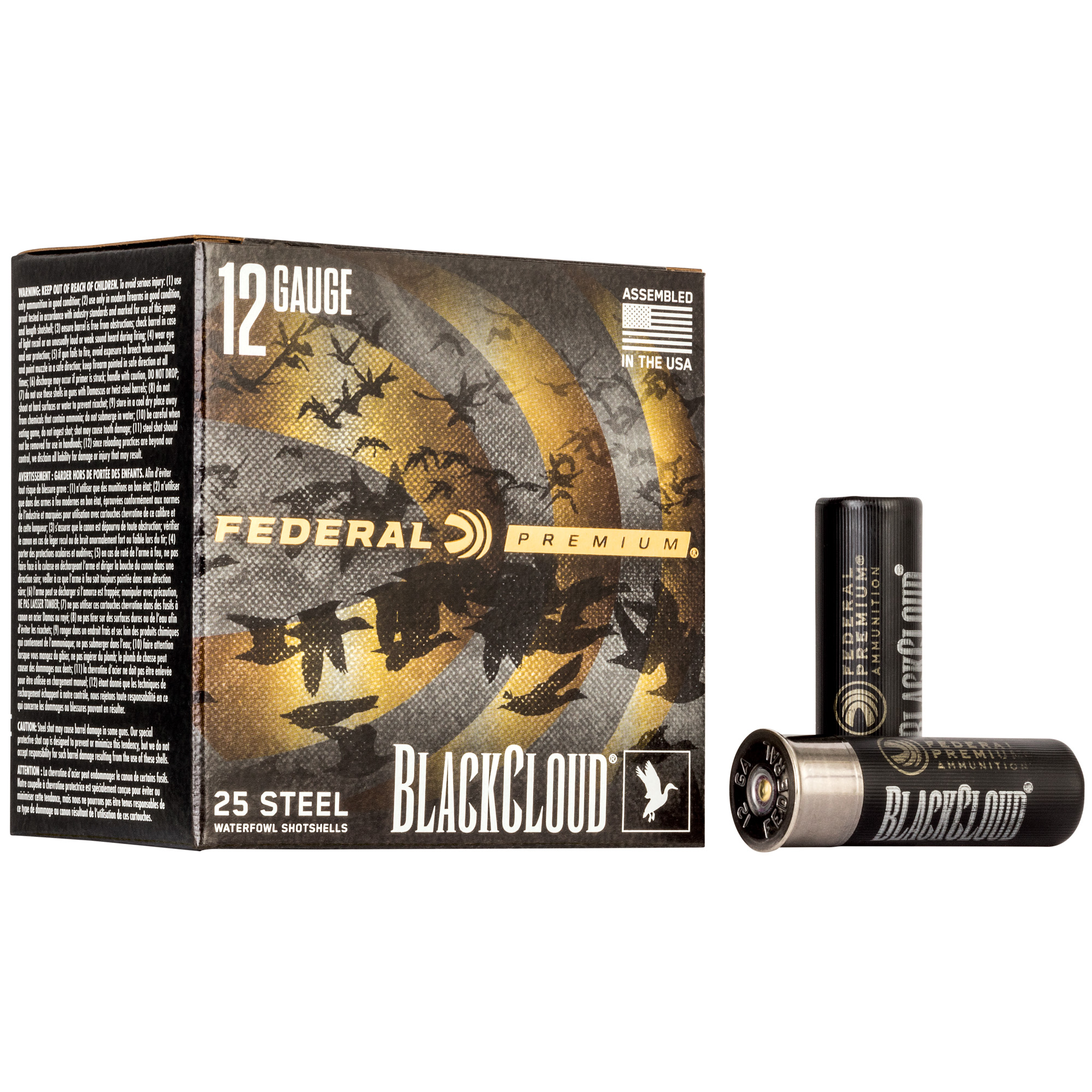 Federal BLK Cloud 12 Gauge 3″ Bb 25/250 bulk ammo product image
