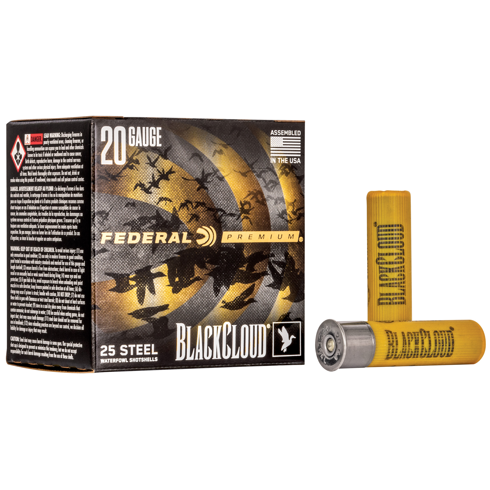 Federal BLK Cloud 20 Gauge 3″ #2 25/250 bulk ammo product image