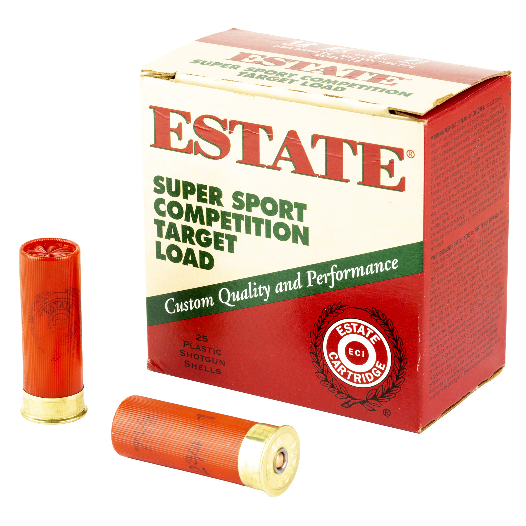 Federal Est Ss 12 Gauge 2.75″ #7.5 1 oz 25/ bulk ammo product image