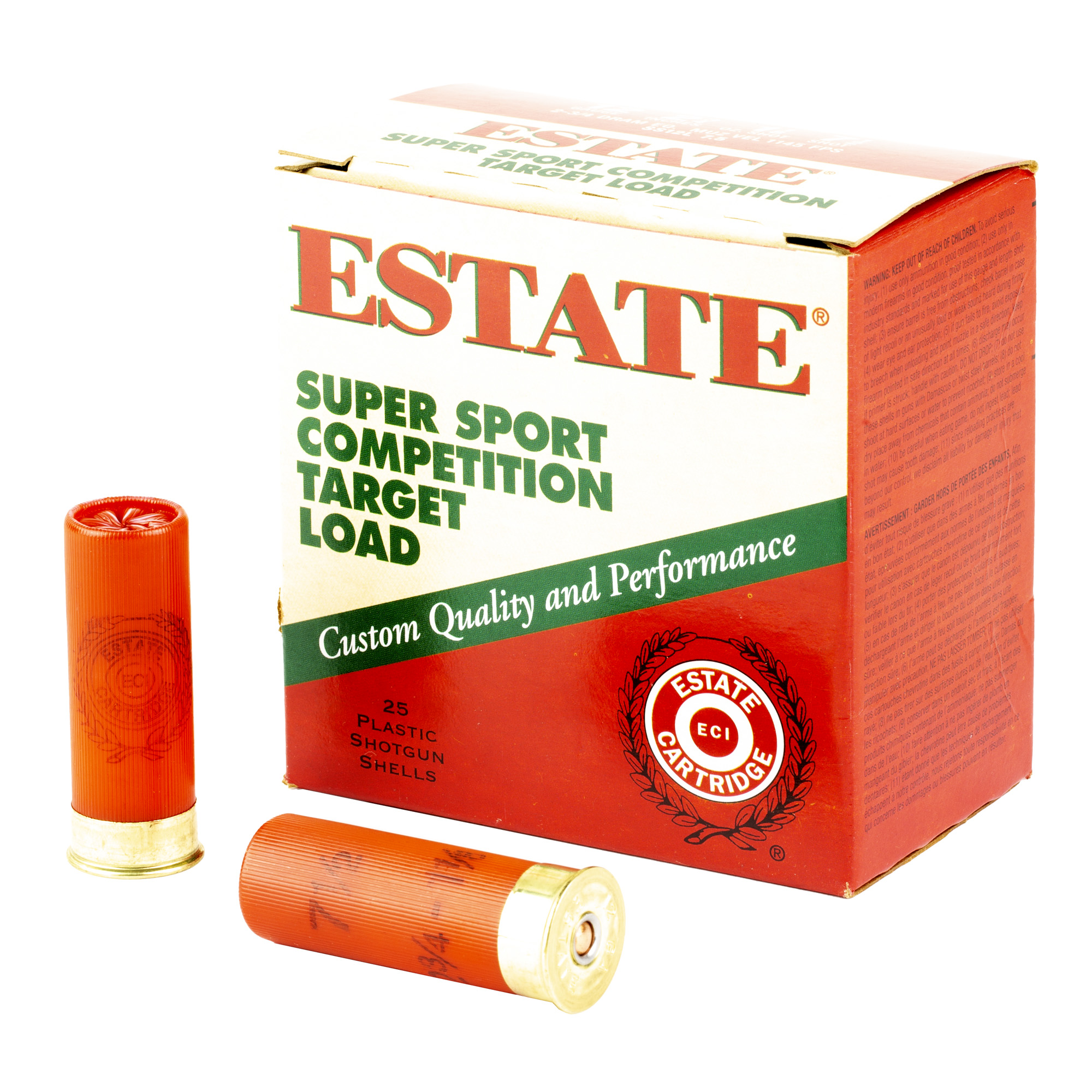 Federal Estate Ss 12 Gauge 2.75″ #7.5 25/250 bulk ammo product image