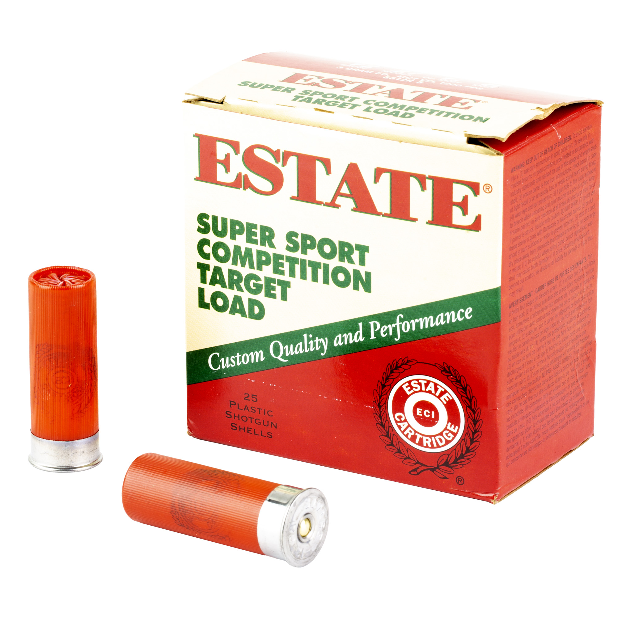 Federal Estate Ss 12 Gauge 2.75″ #8 25/250 bulk ammo product image