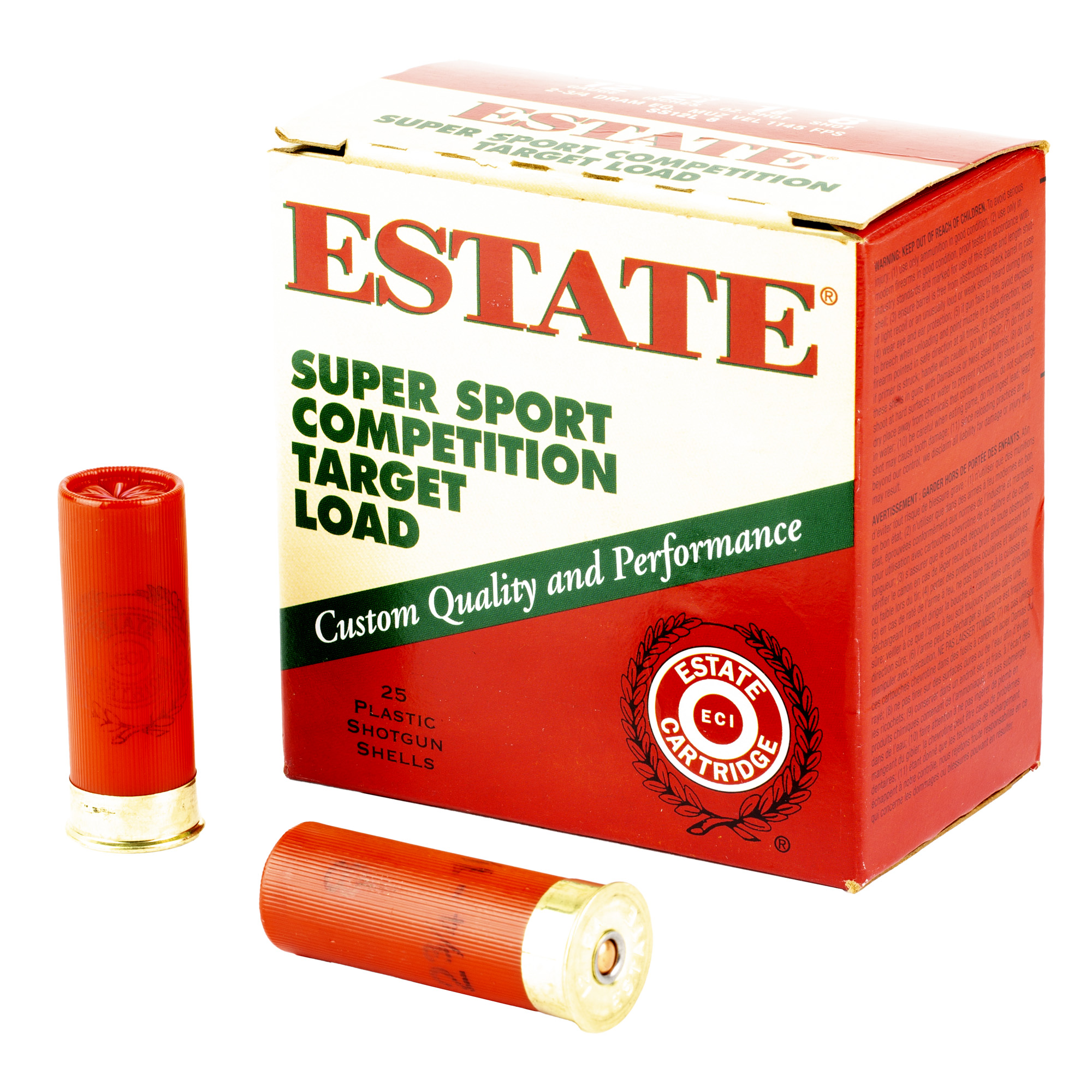 Federal Estate Ss 12 Gauge 2.75″ #8 25/250 bulk ammo product image