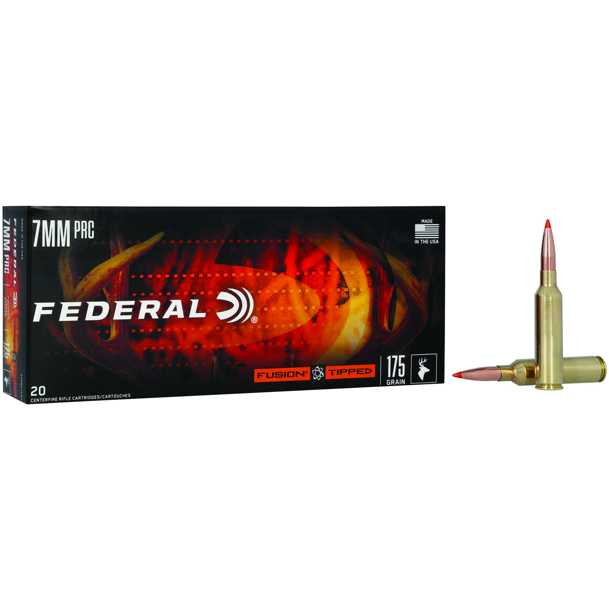 Federal Fusion Tip 7mm PRC 175 Grain 20/200 bulk ammo product image