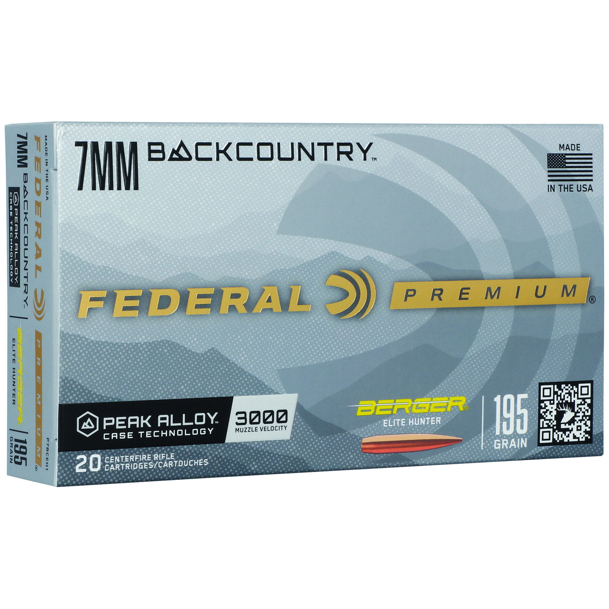 Federal Gld Mdl Berg 7mm Bc 195 Grain 20/200 bulk ammo product image