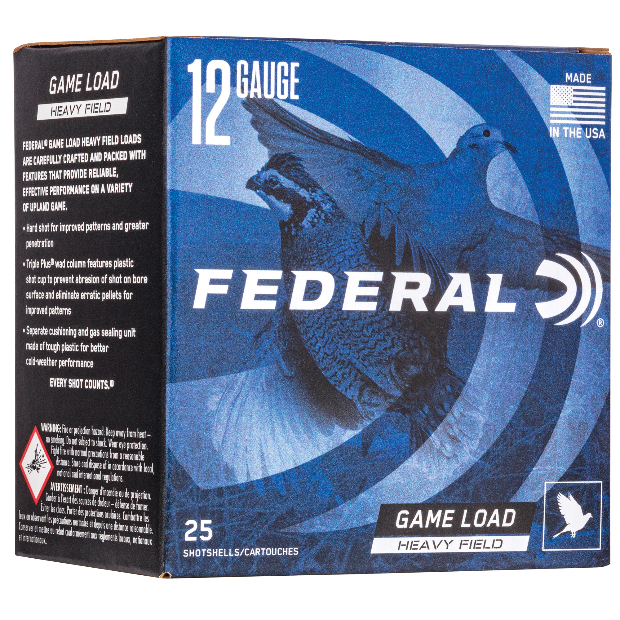 Federal Gmshk 12 Gauge 2.75″ #6 25/250 bulk ammo product image