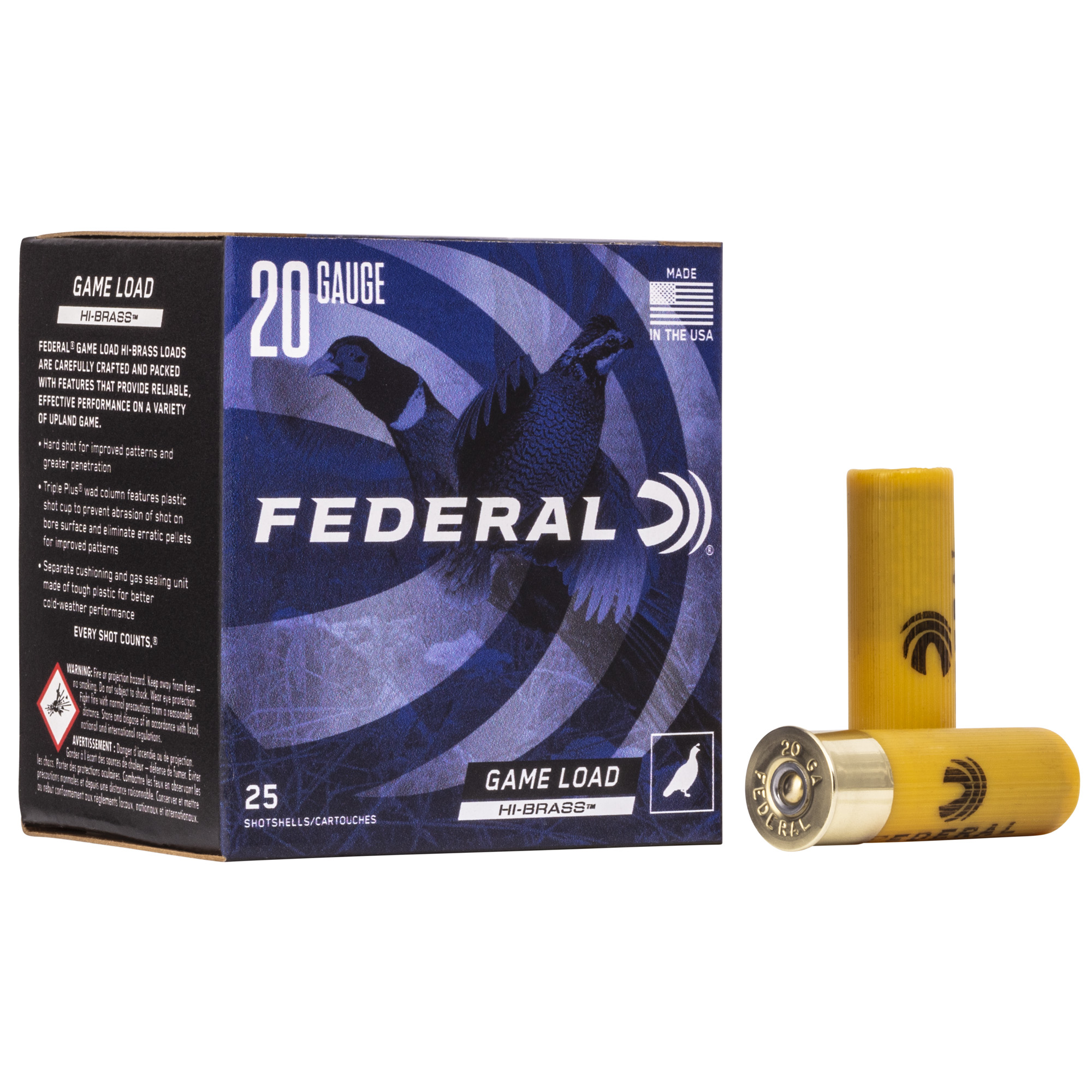 Federal Gmshk 20 Gauge 2.75″ #7.5 25/250 bulk ammo product image