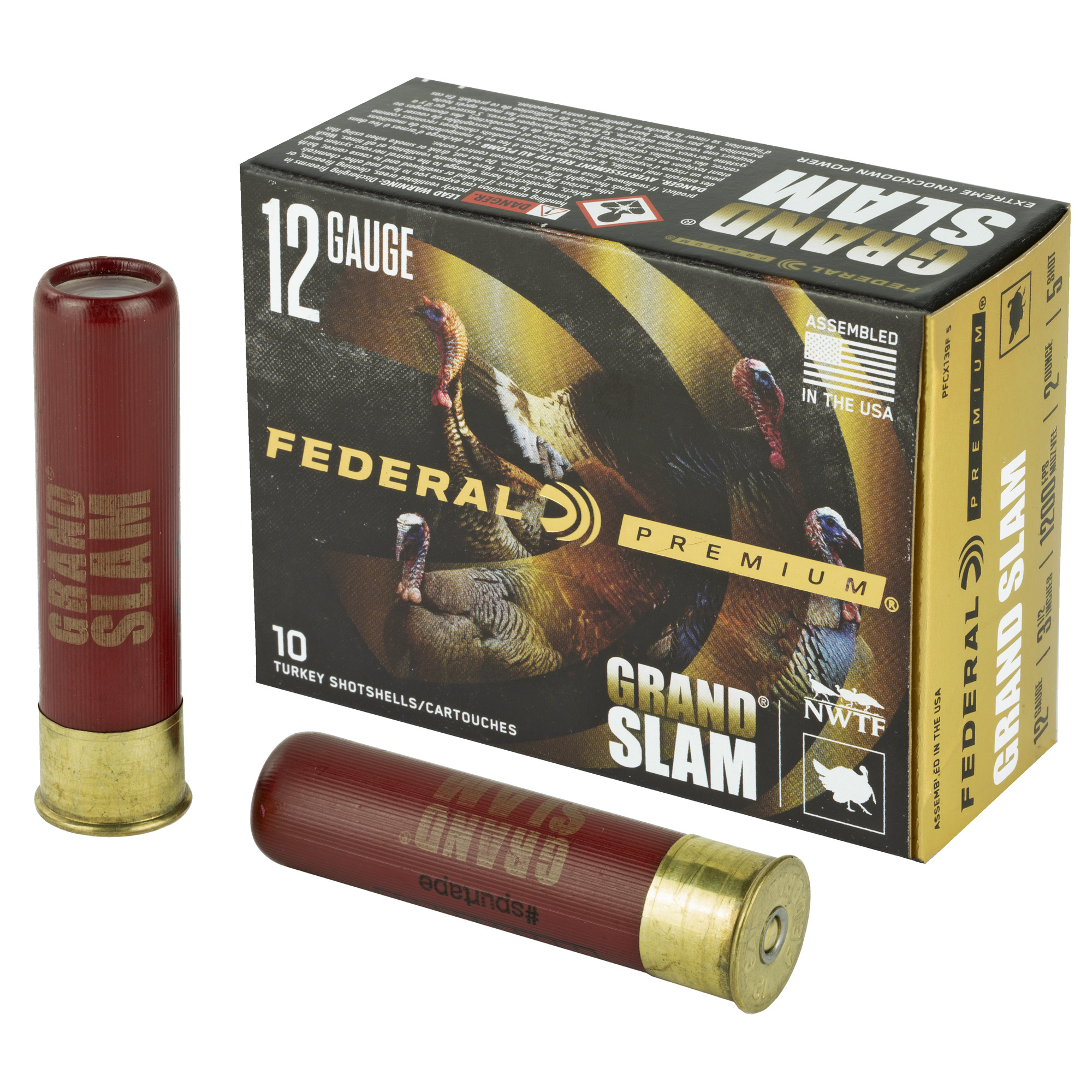 Federal Grand Slam 12 Gauge 3.5″ 2 oz #5 10/5 bulk ammo product image