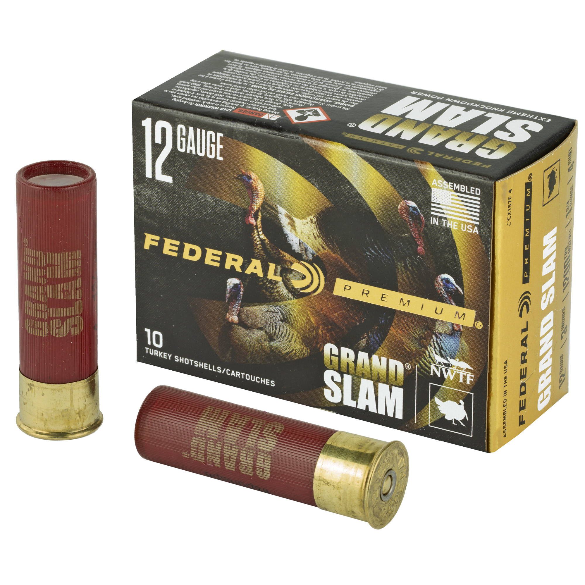 Federal Grand Slam 12 Gauge 3″ #4 1.75 oz 10/ bulk ammo product image