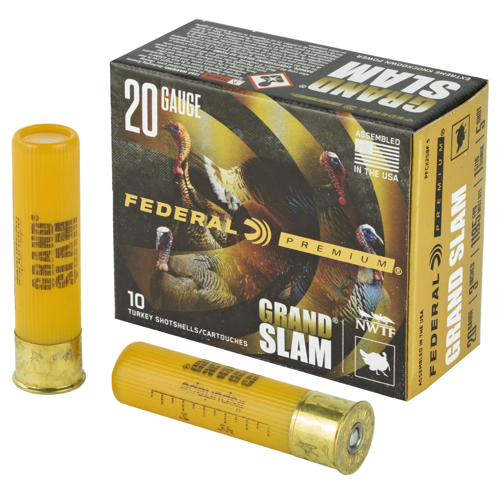 Federal Grand Slam 20 Gauge 3″ #5 1-5/16 oz bulk ammo product image