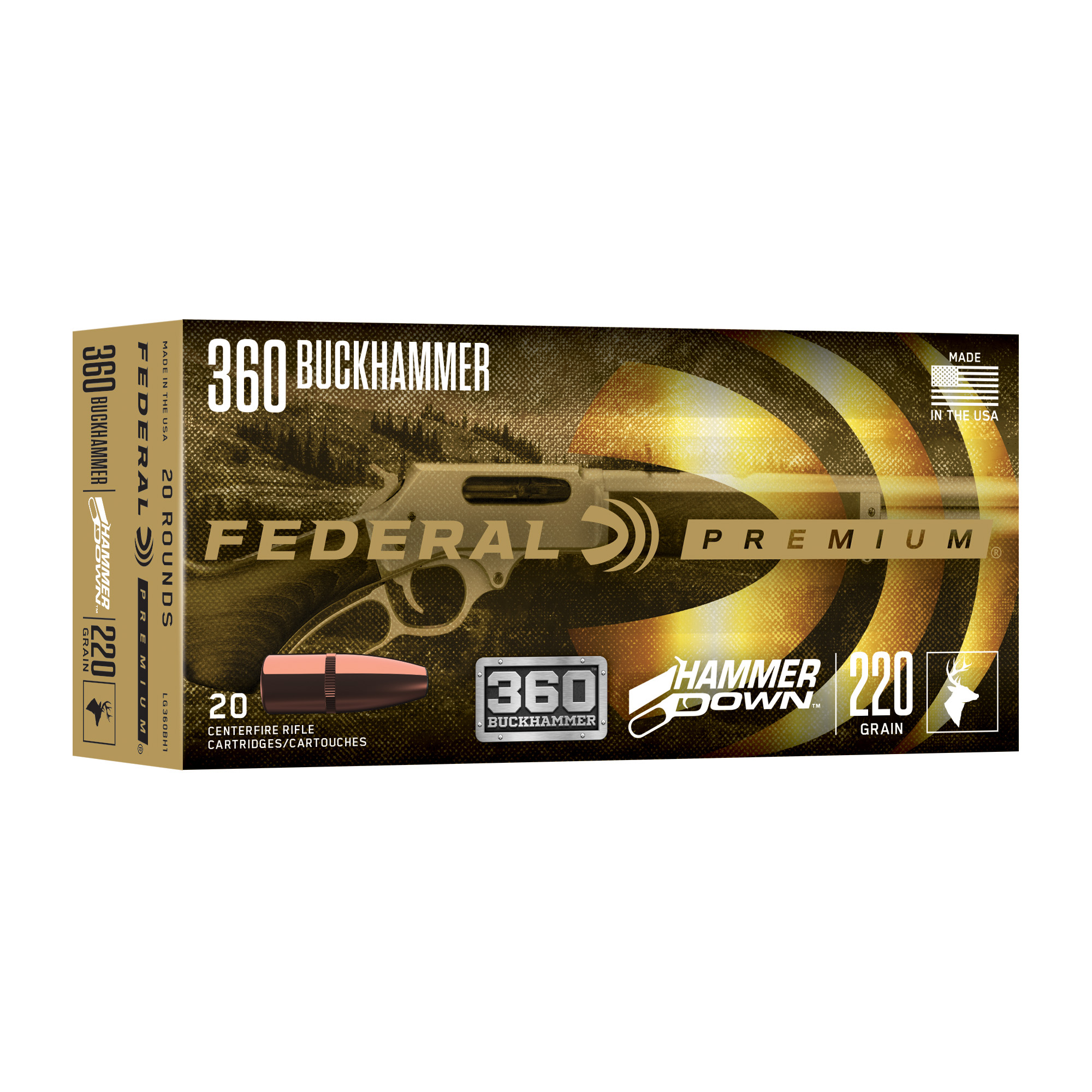 Federal Hammer Down 360buckhammer 200 Grain bulk ammo product image