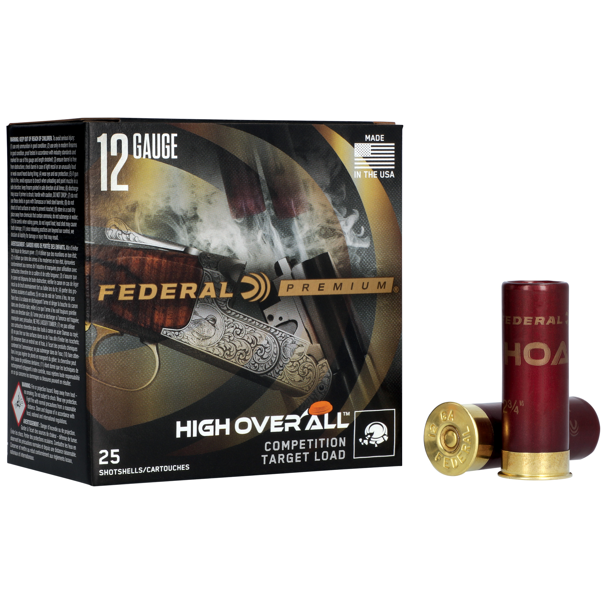 Federal Hoa 12 Gauge 2.75″ #8 25/250 bulk ammo product image