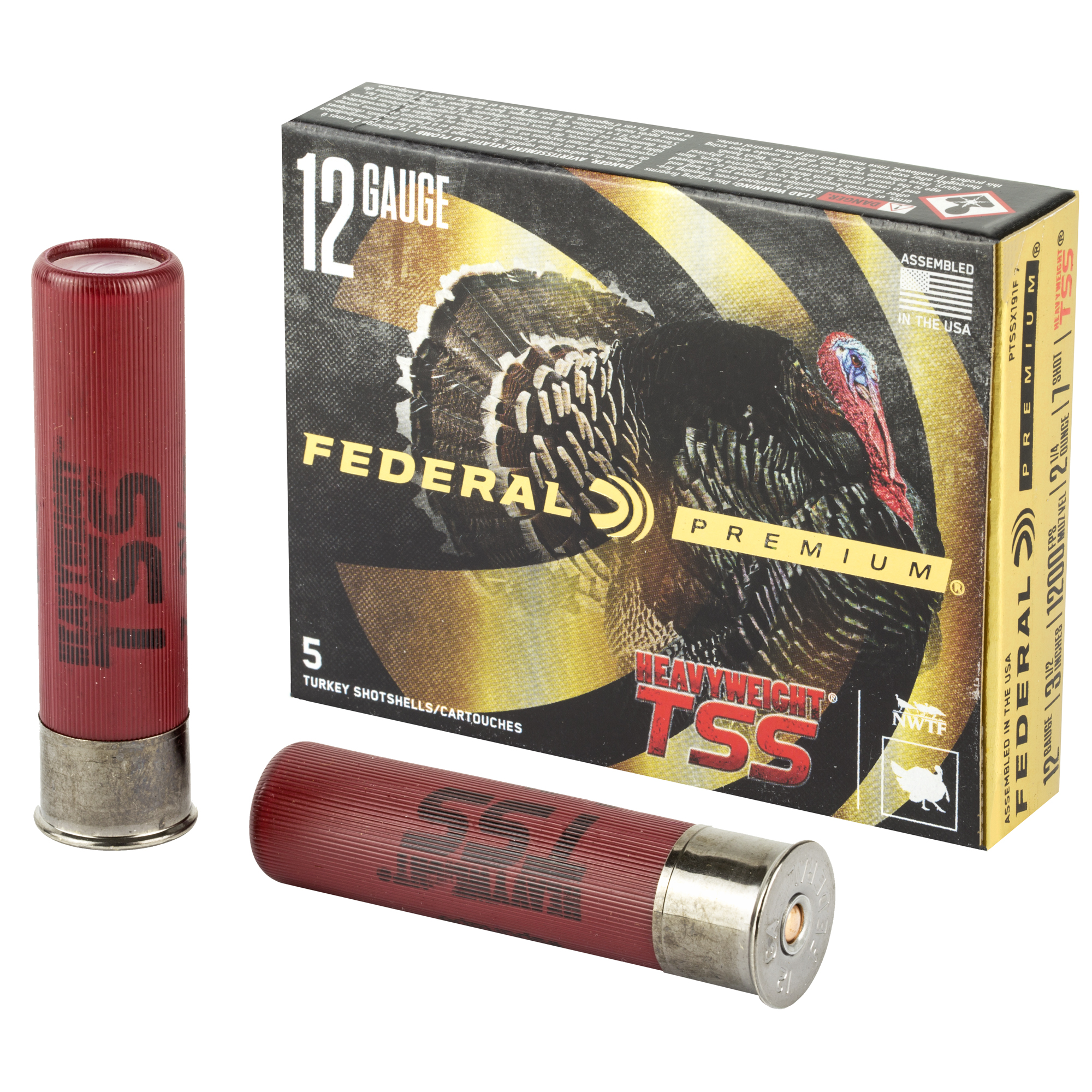 Federal Hvywght Tss 12 Gauge 3.5″ #7 Shot 5/50 bulk ammo product image