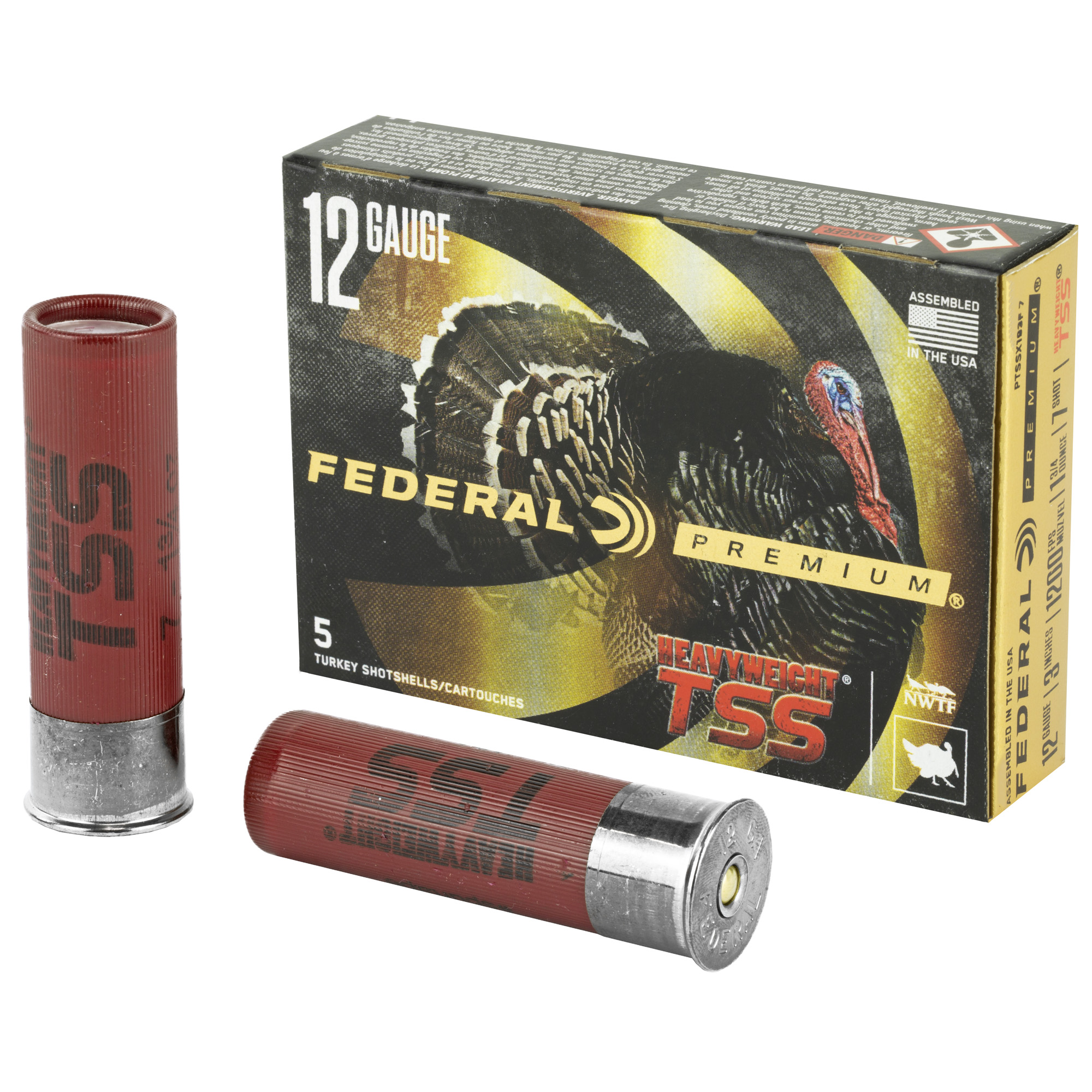 Federal Hvywght Tss 12 Gauge 3″ #7 Shot 5/50 bulk ammo product image