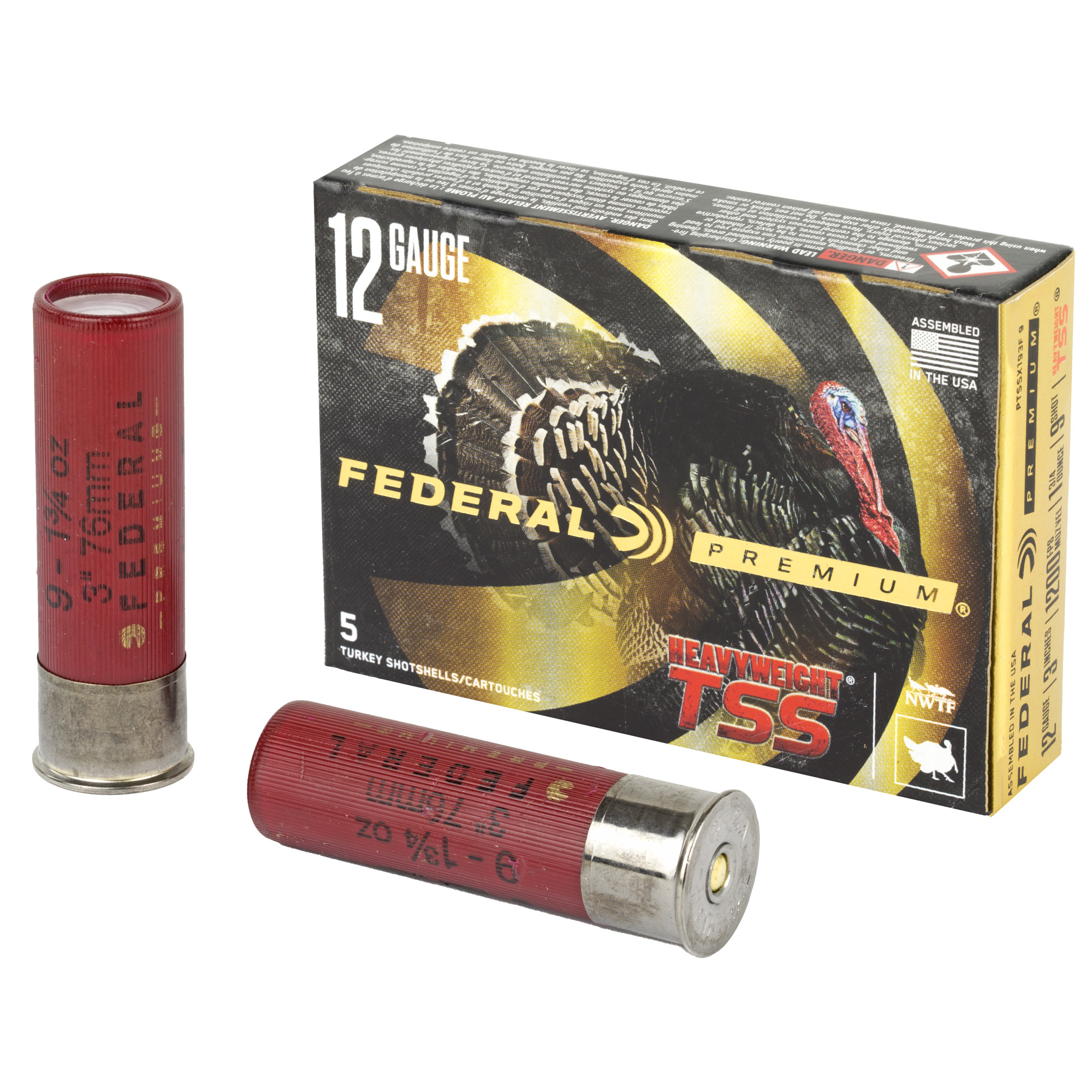 Federal Hvywght Tss 12 Gauge 3″ #9 Shot 5/50 bulk ammo product image