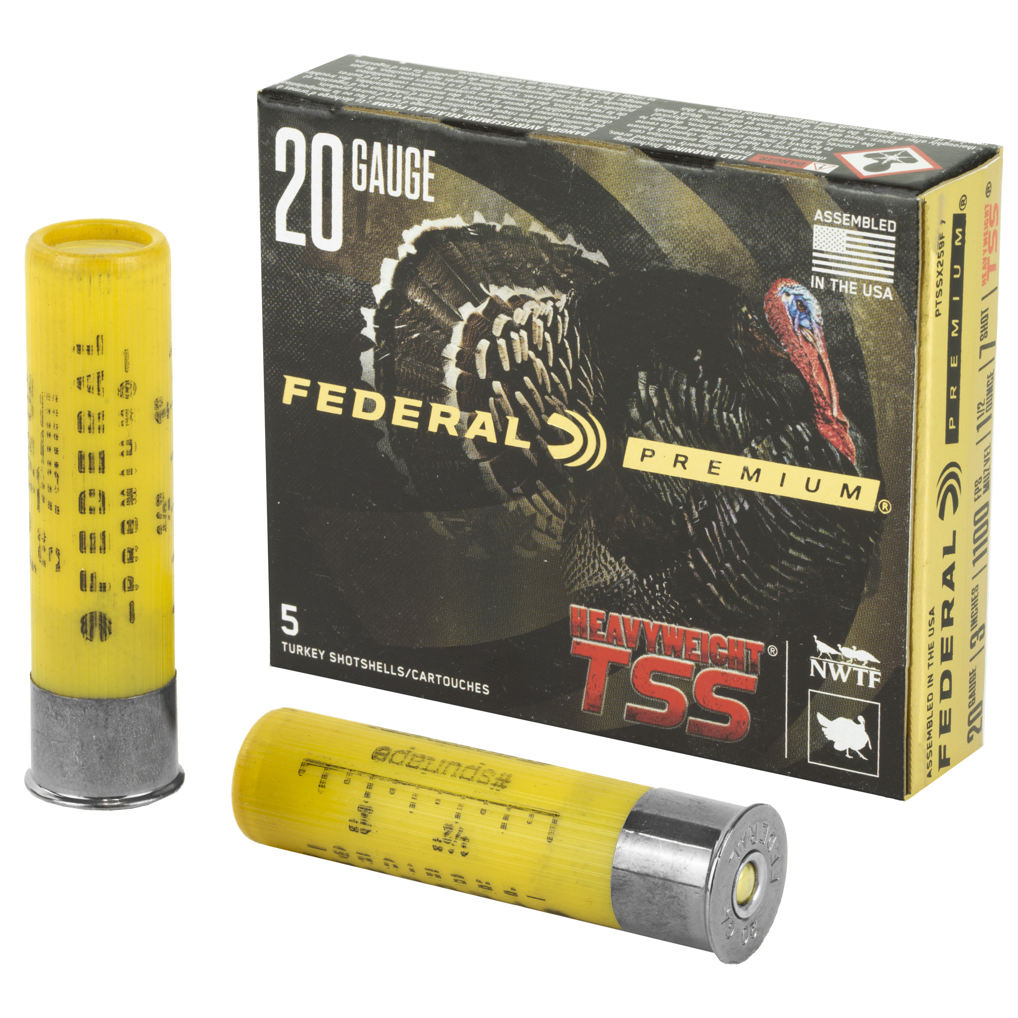 Federal Hvywght Tss 20 Gauge 3″ #7 Shot 5/50 bulk ammo product image
