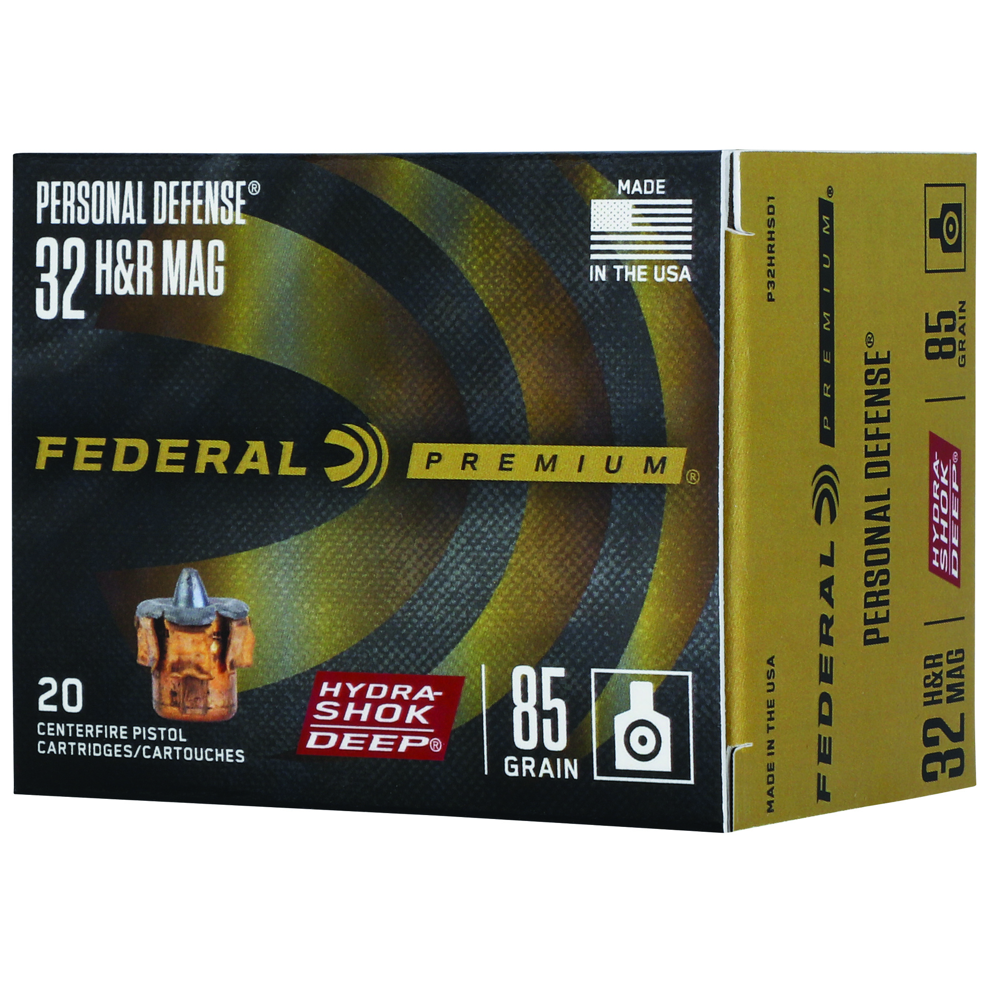 Federal Hydrashok Deep 32h&r Mag 85 Grain bulk ammo product image