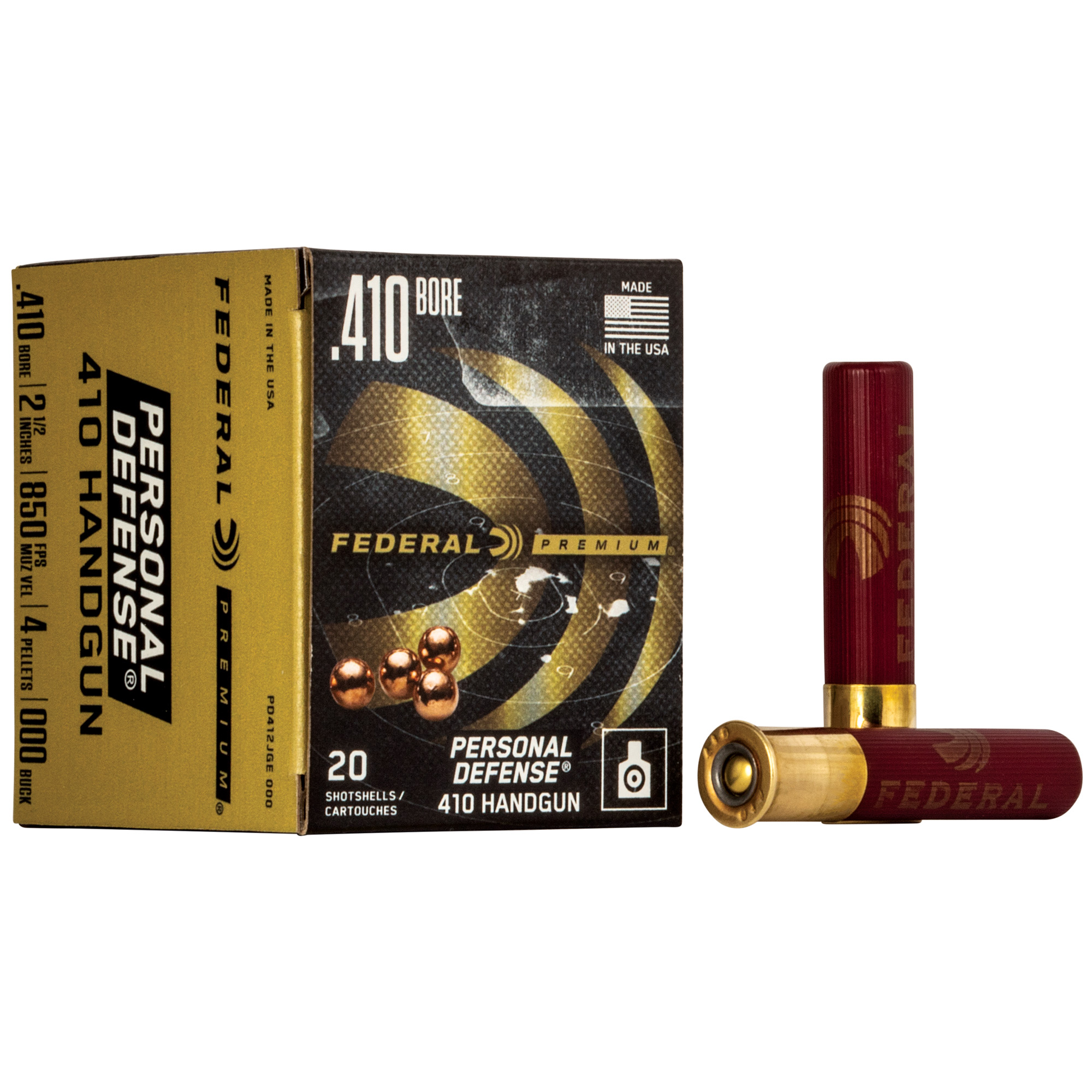 Federal Pd 410 2.5″ 000bk 20/200 bulk ammo product image