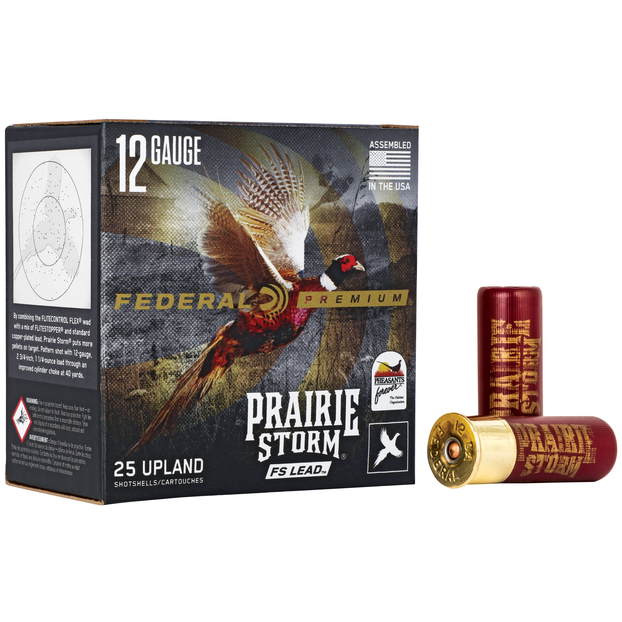 Federal Pr Storm 12 Gauge 2.75″ #5 Ld 25/250 bulk ammo product image