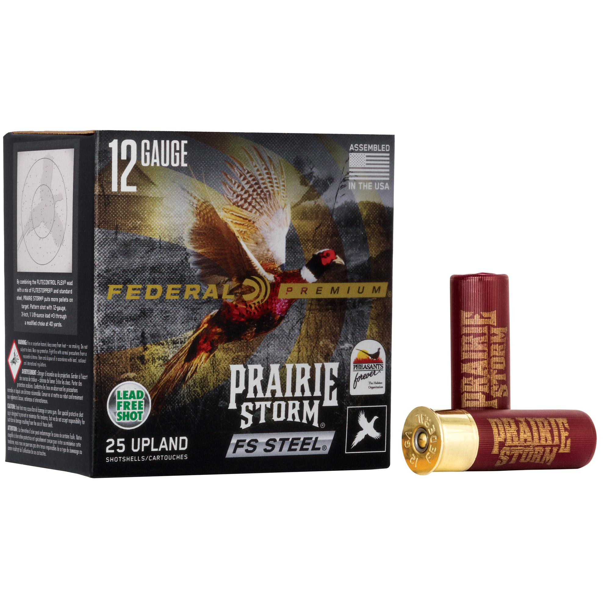 Federal Pr Storm 12 Gauge 3″ #3 Stl 25/250 bulk ammo product image