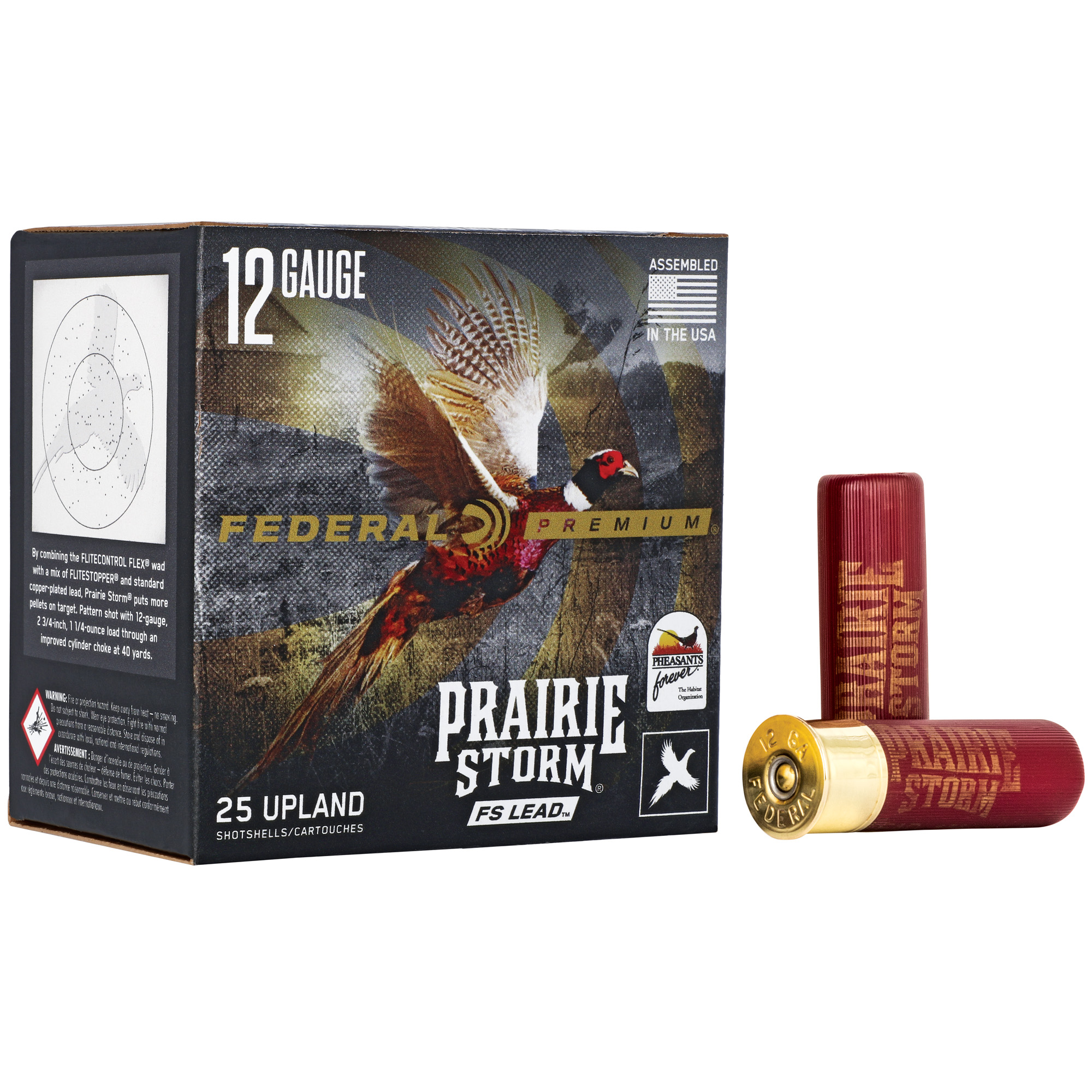 Federal Pr Storm 12 Gauge 3″ #5 Lead 25/250 bulk ammo product image