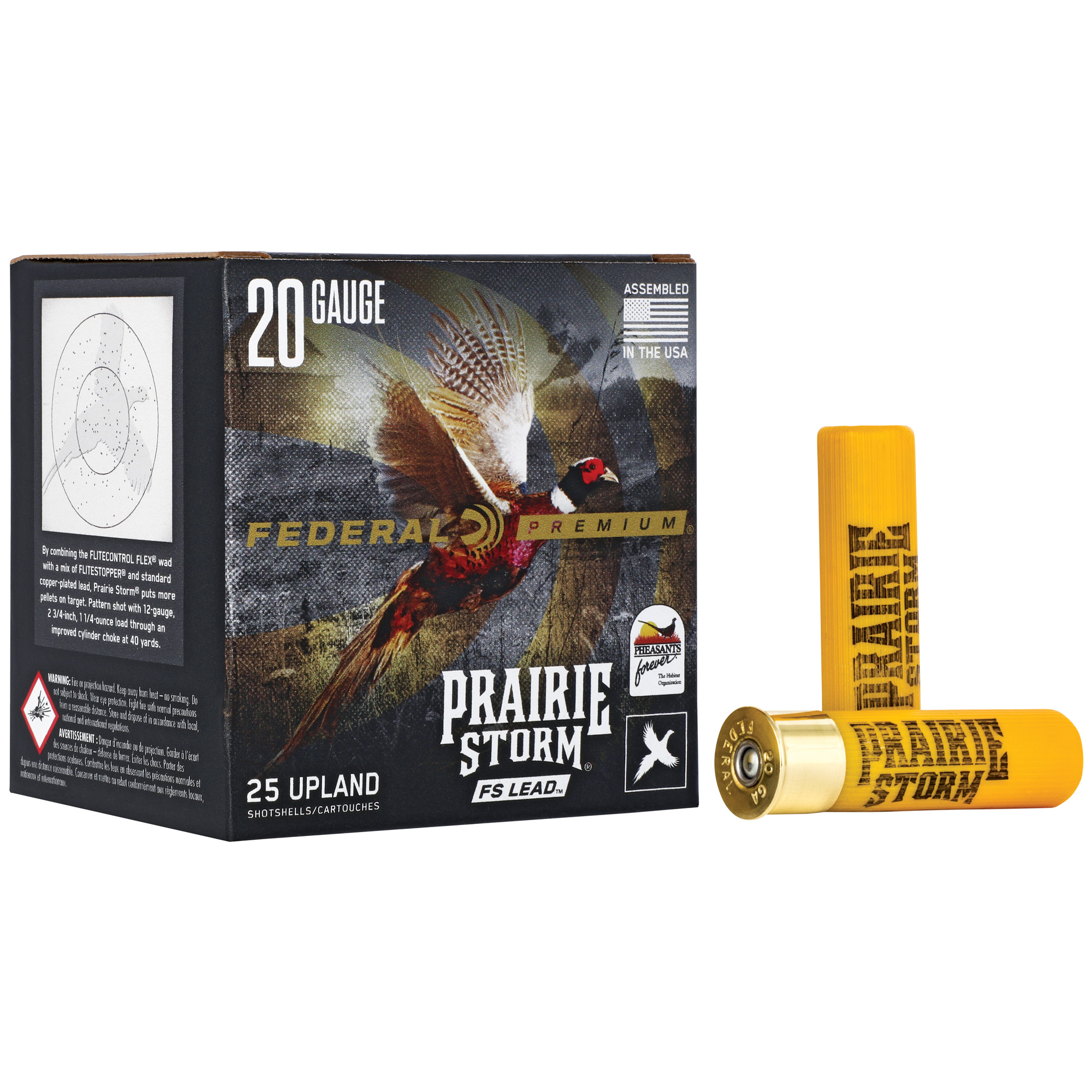 Federal Pr Storm 20 Gauge 3″ #5 Lead 25/250 bulk ammo product image