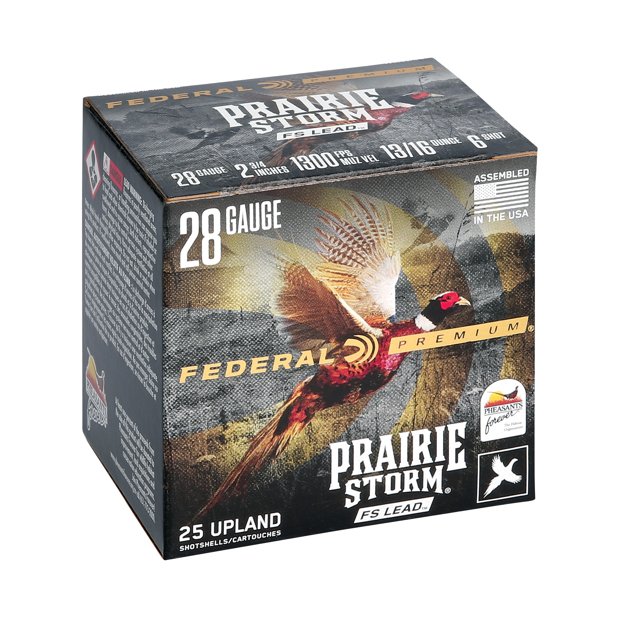 Federal Pr Storm 28 Gauge 2.75″ #6 Ld 25/250 bulk ammo product image