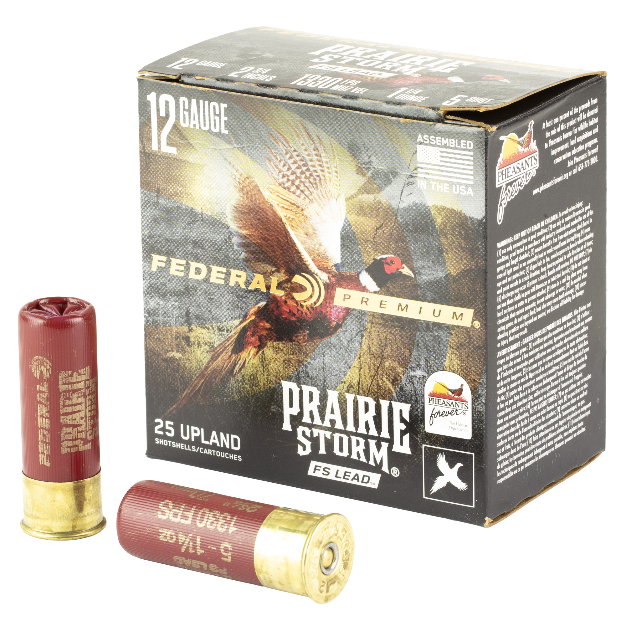 Federal Pr Strm 12 Gauge 2.75″ #5 Shot 25/250 bulk ammo product image