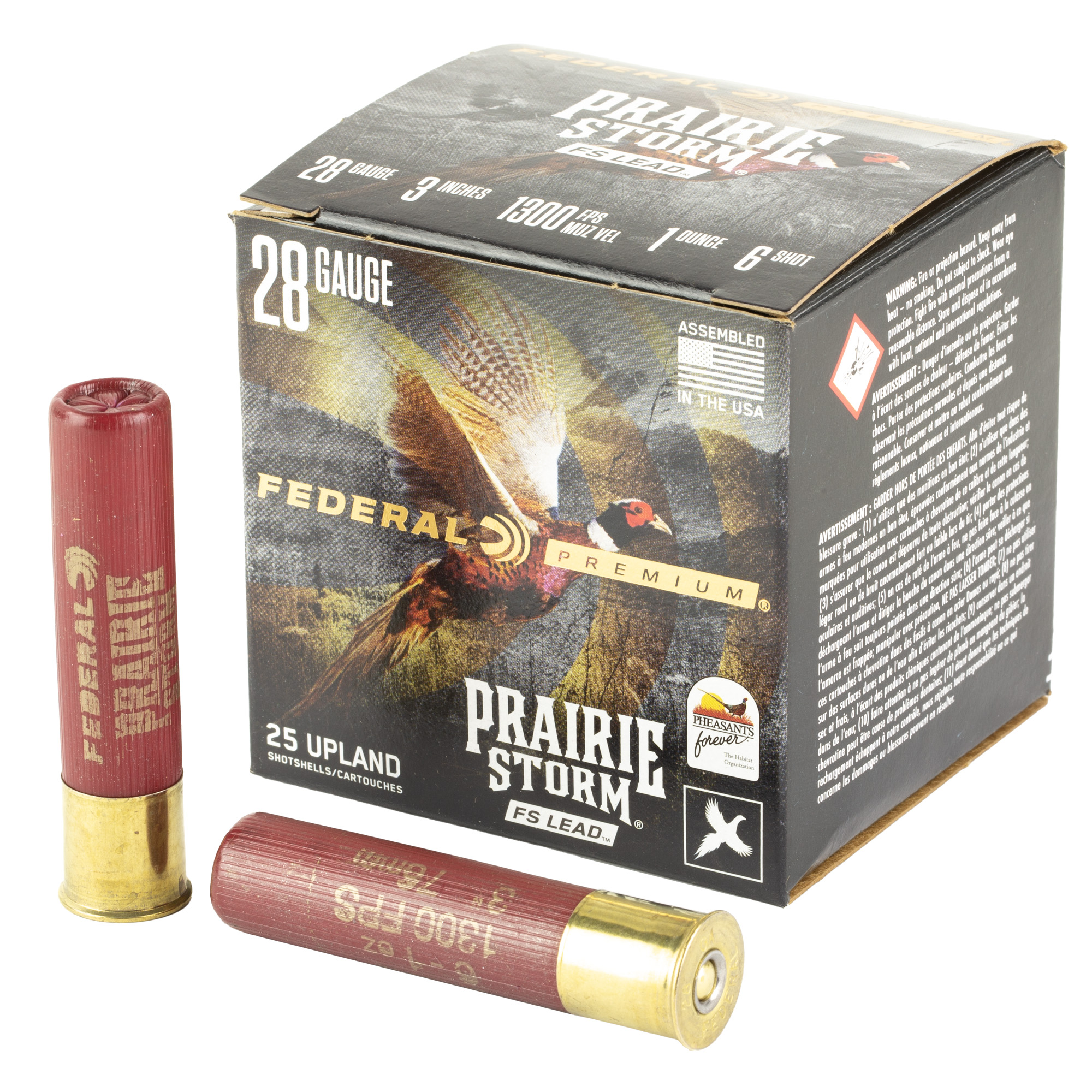 Federal Pr Strm 28 Gauge 3″ 7/8 oz #6 Shot 25/250 bulk ammo product image