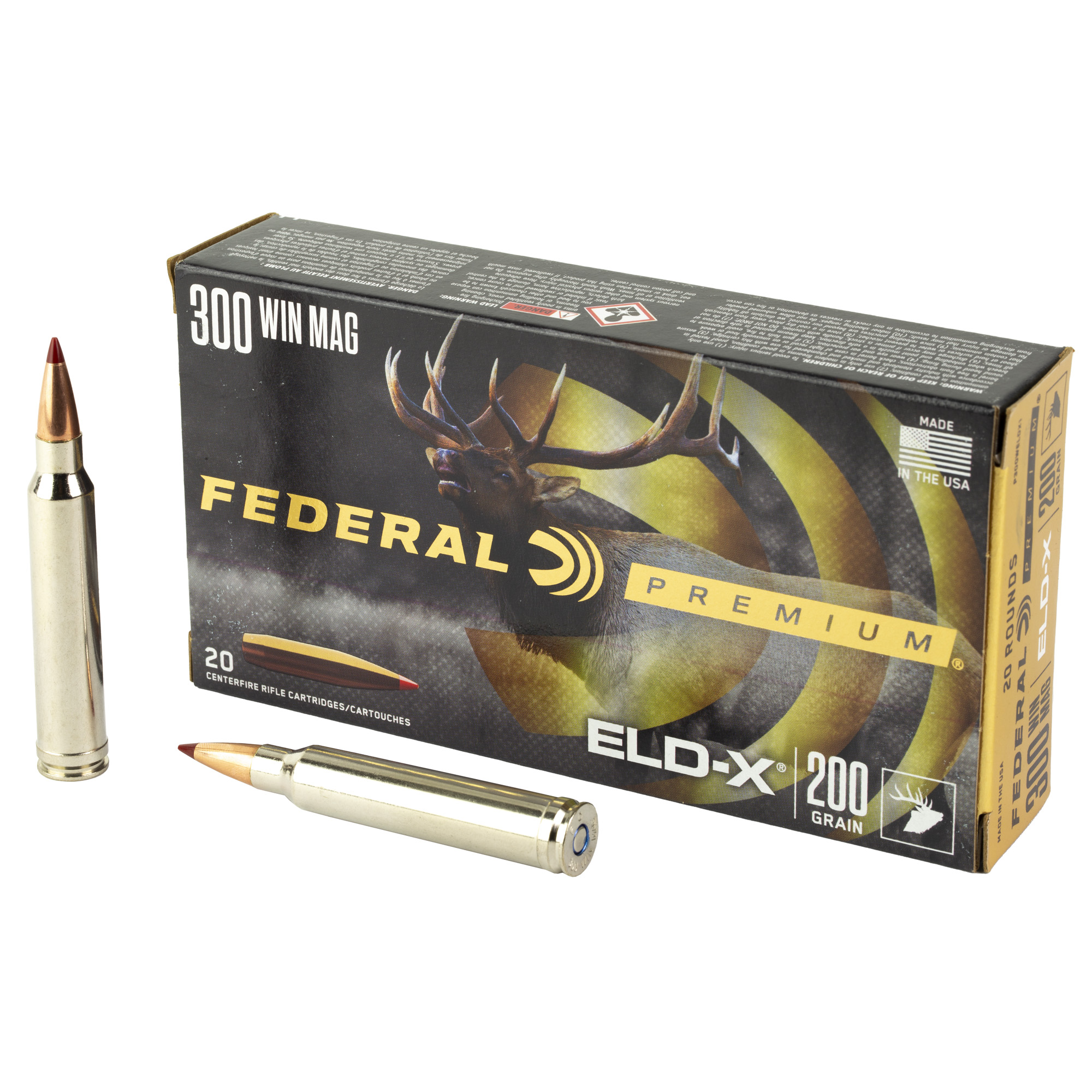 Federal Prem 300win 200 Grain ELD-X 20/200 bulk ammo product image
