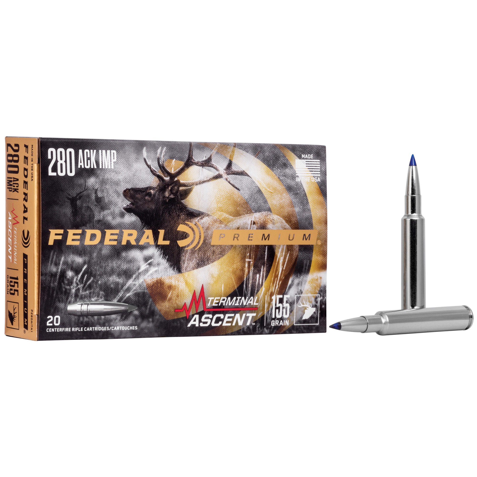 Federal Prm 280ai 155 Grain Ta 20/200 bulk ammo product image