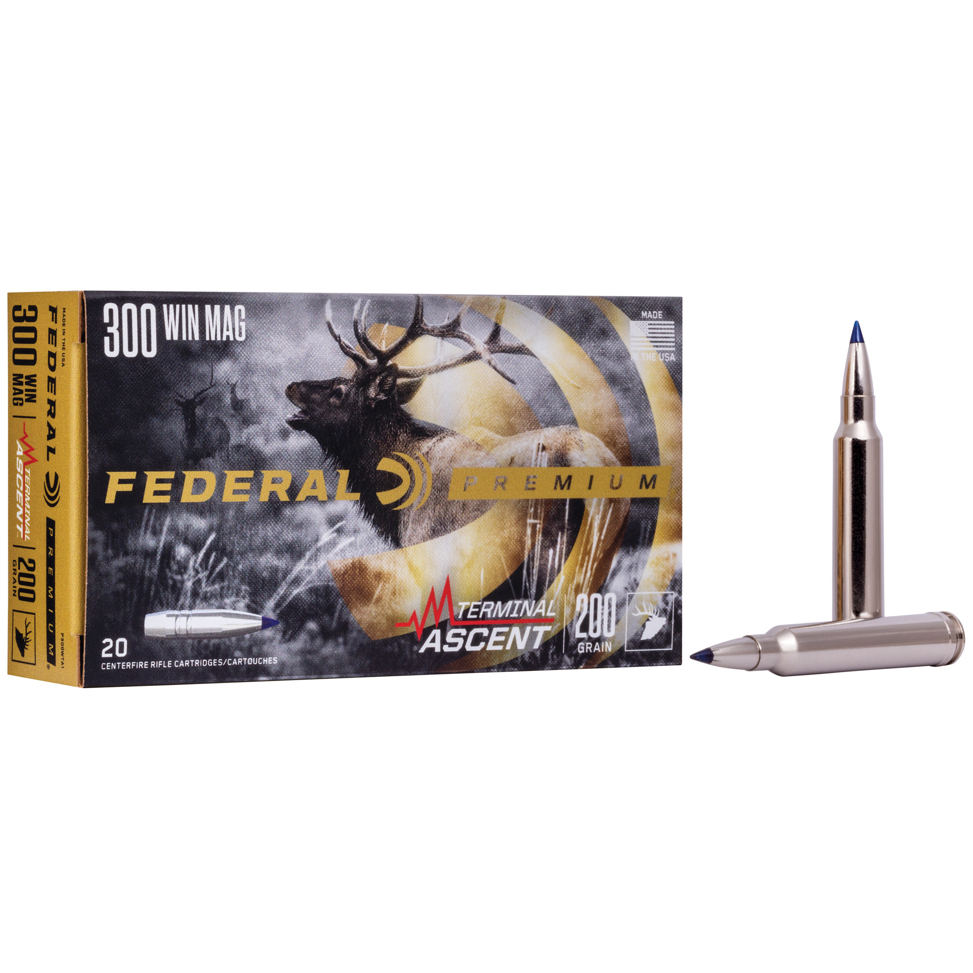 Federal Prm 300win 200 Grain Ta 20/200 bulk ammo product image