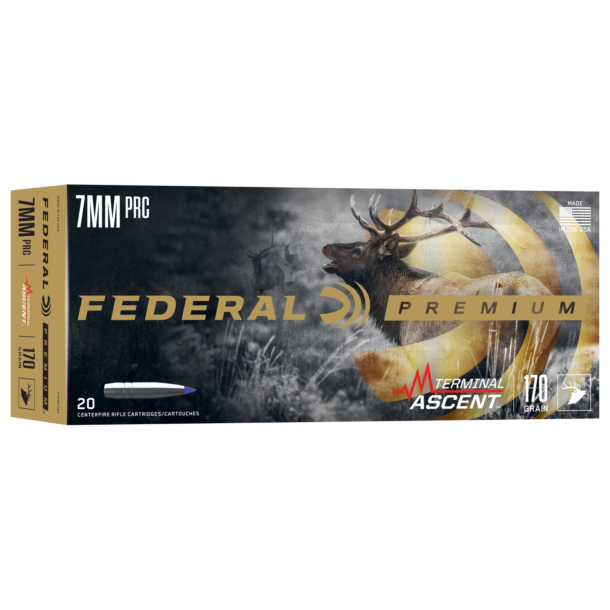 Federal Prm 7mm PRC 170 Grain Ta 20/200 bulk ammo product image