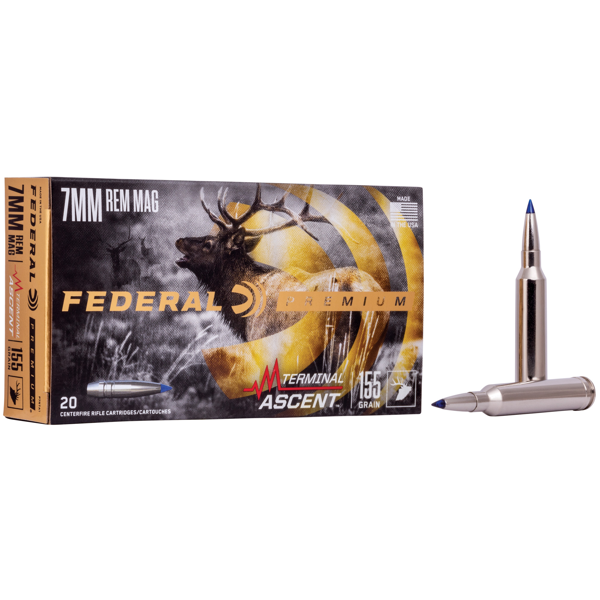 Federal Prm 7mm Rem Mag 155 Grain Ta 20/200 bulk ammo product image