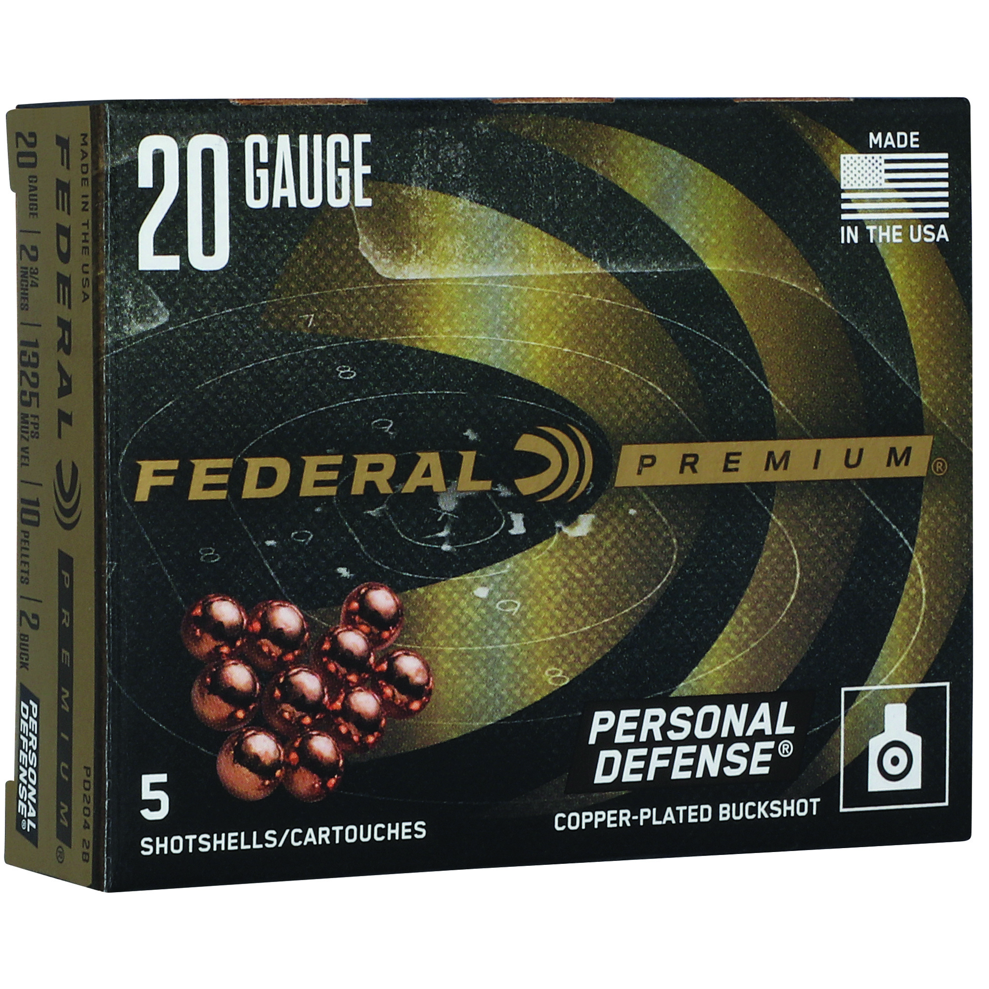 Federal Prm Fl Ctrl 20 Gauge 2.75″ 2bk 5/250 bulk ammo product image
