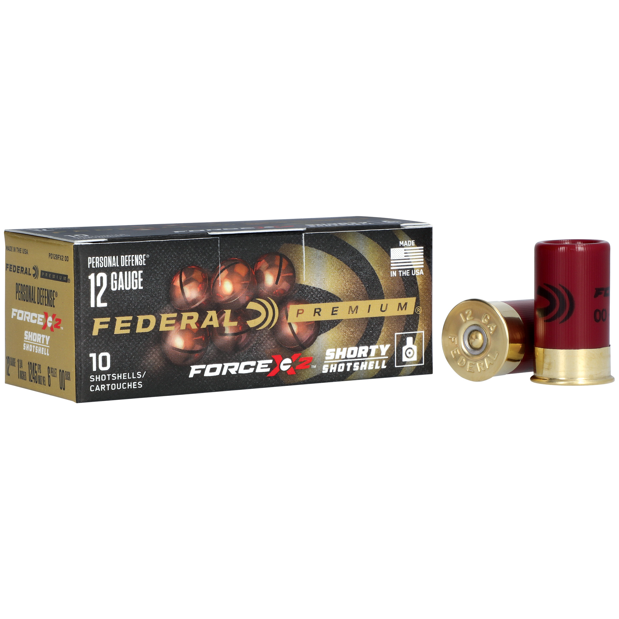Federal Prm Force X2 12 Gauge 1.75 6pllt 00 bulk ammo product image
