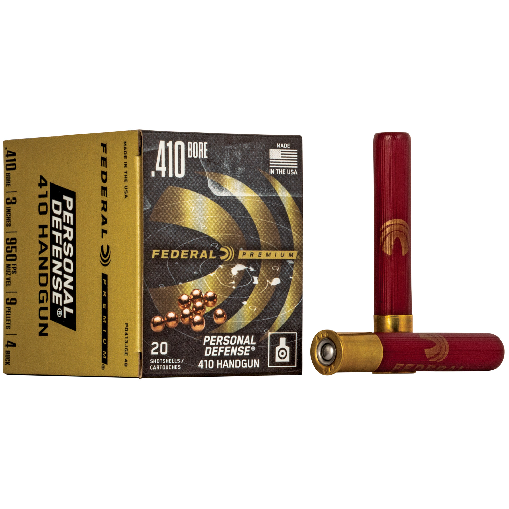 Federal Prm Pd 410 3″ 4 Buck 20/200 bulk ammo product image