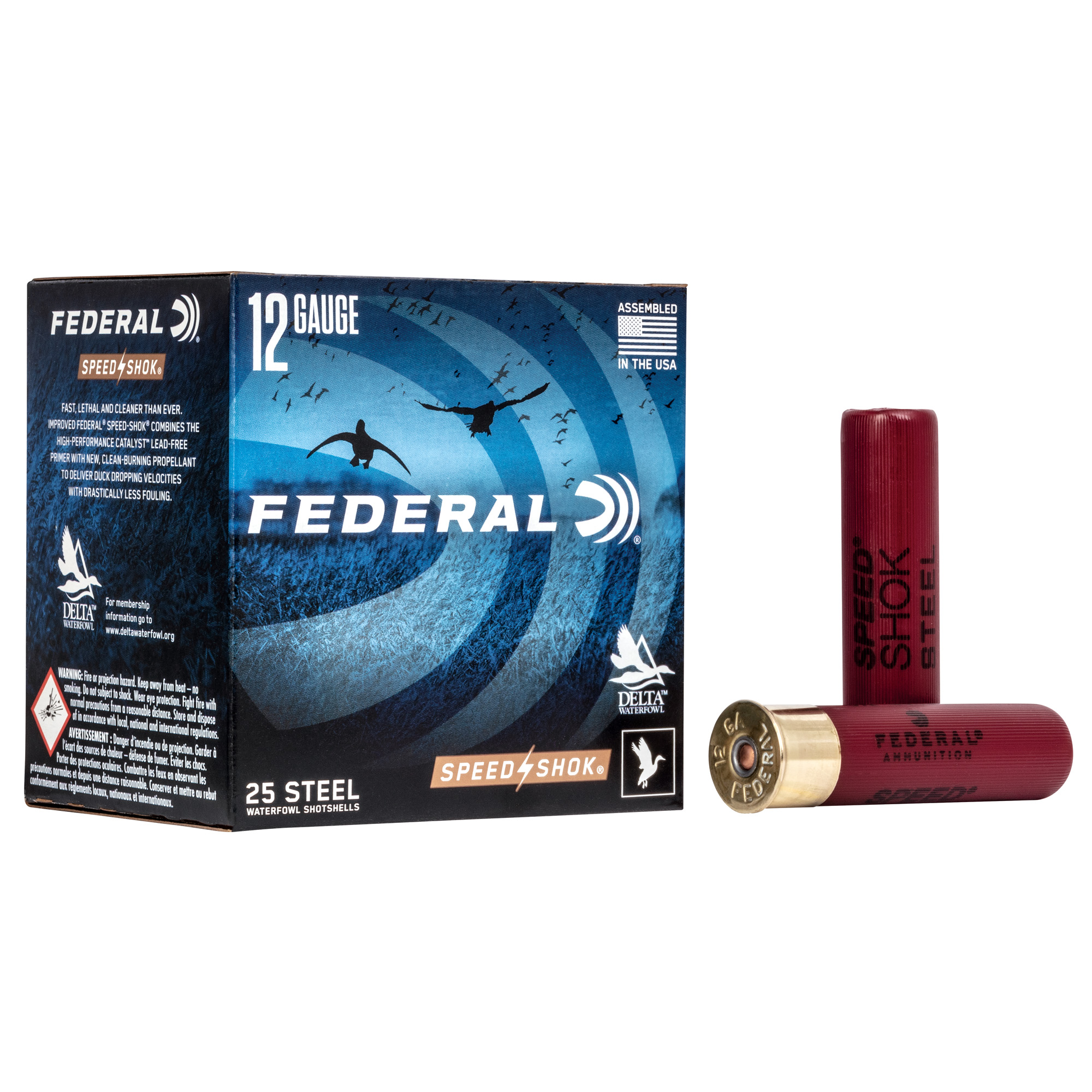 Federal Speed Shok 12 Gauge 3.5″ #4 25/250 bulk ammo product image