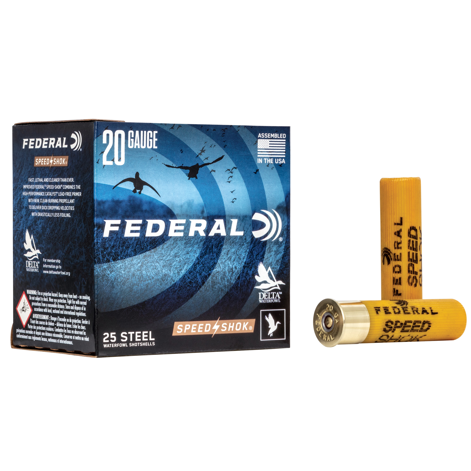 Federal Speed Shok 20 Gauge 3″ #4 25/250 bulk ammo product image