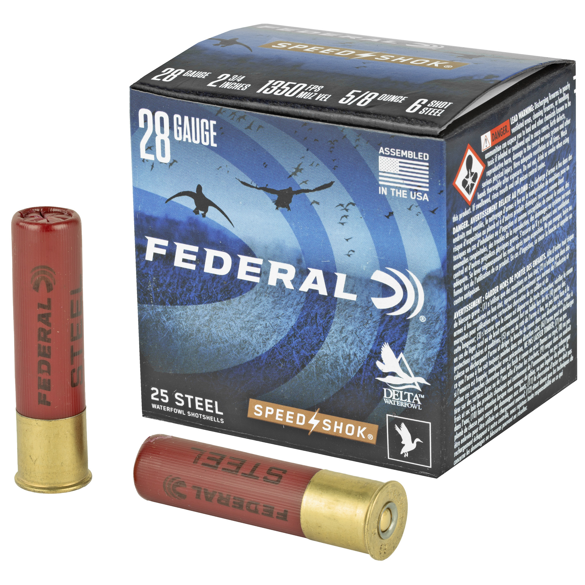 Federal Speed-Shok Steel 28 Gauge 2″ 3/4 # 6 bulk ammo product image