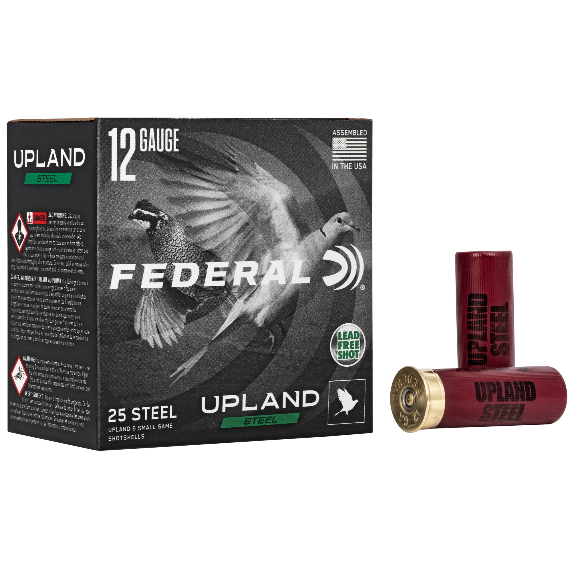 Federal Stl 12 Gauge 2.75″ #6 1 oz 25/250 bulk ammo product image