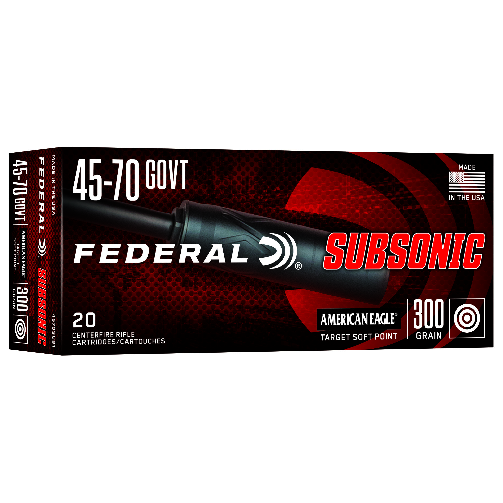 Federal Subso 45-70govt 300 Grain Tsp 20/200 bulk ammo product image