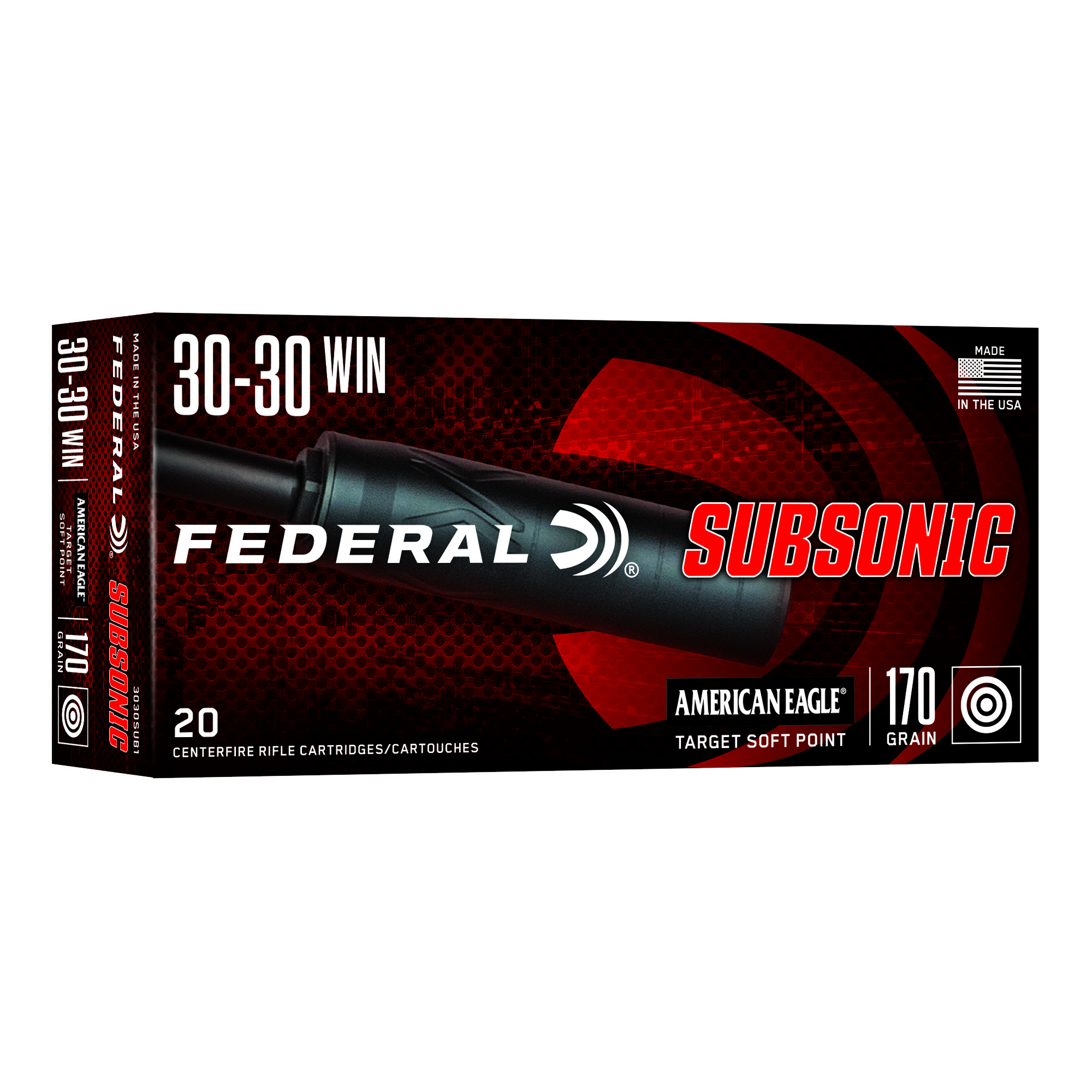 Federal Subson 30-30win 170 Grain Tsp 20/200 bulk ammo product image
