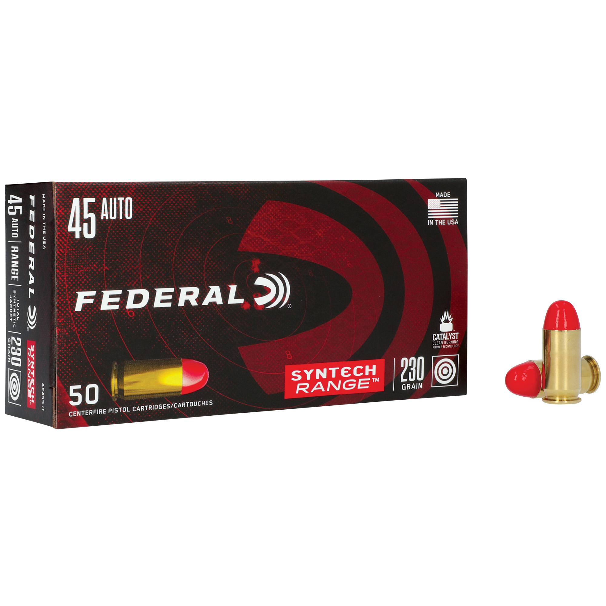 Federal Syntech 45 ACP 230 Grain Tsj 50/500 bulk ammo product image
