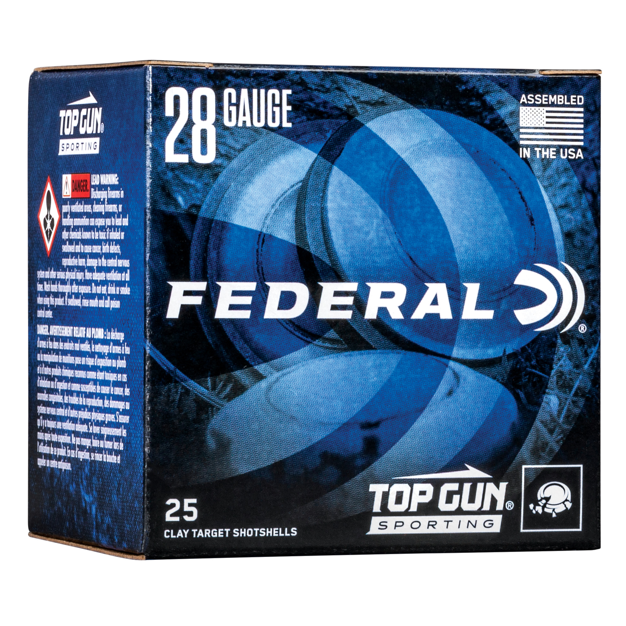 Federal Top Gun 28 Gauge 2.75″ #7.5 25/50 bulk ammo product image