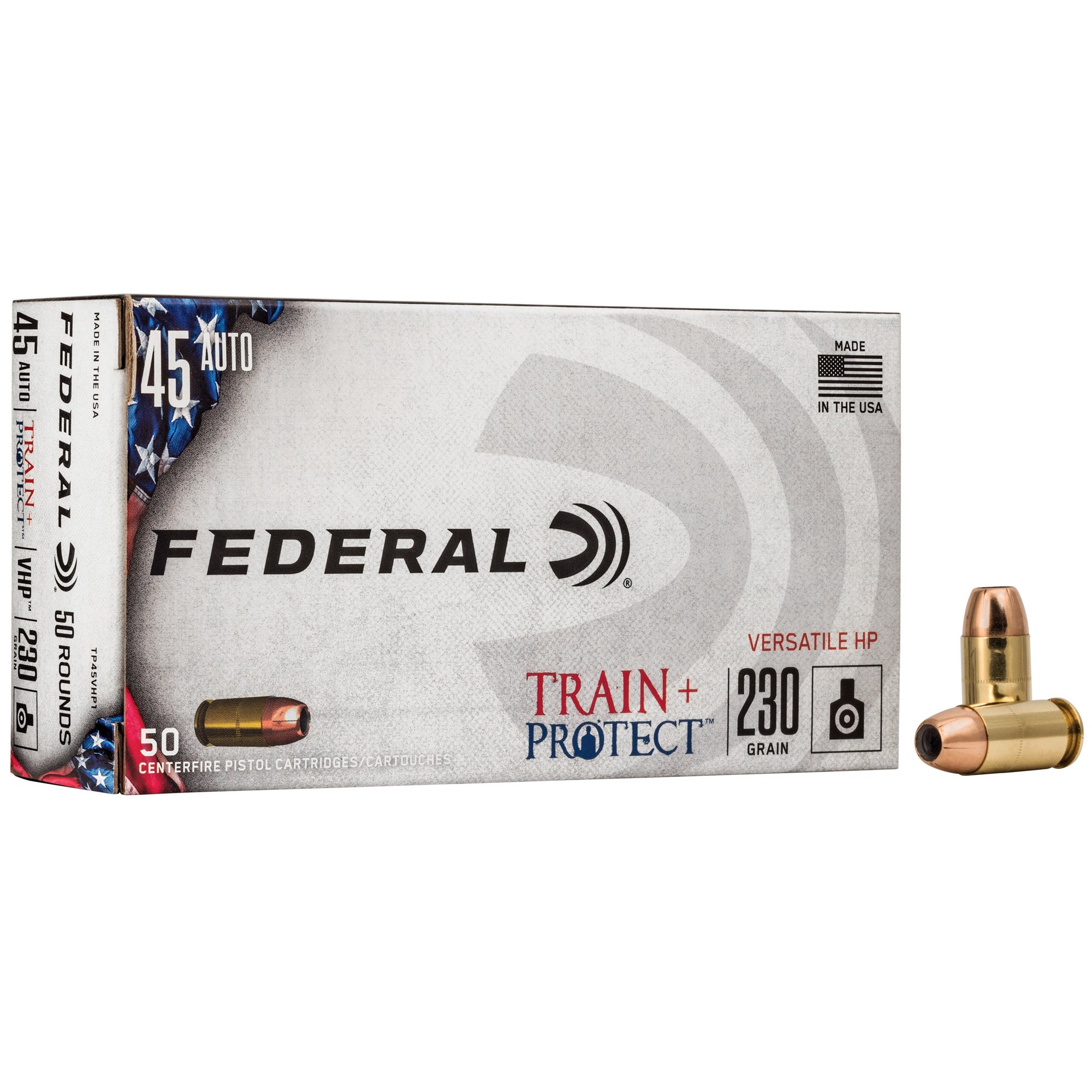 Federal Train/protct 45 ACP 230 Grain Vhp 50 bulk ammo product image