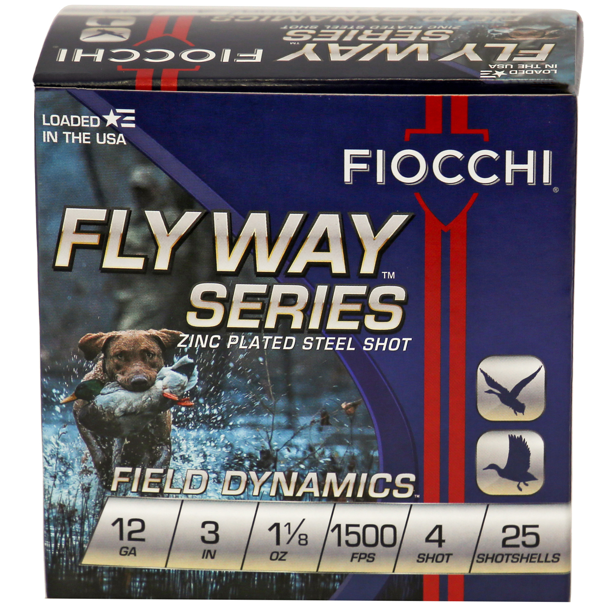 Fiocchi 12 Gauge #4 Flyway Steel 25/250 bulk ammo product image
