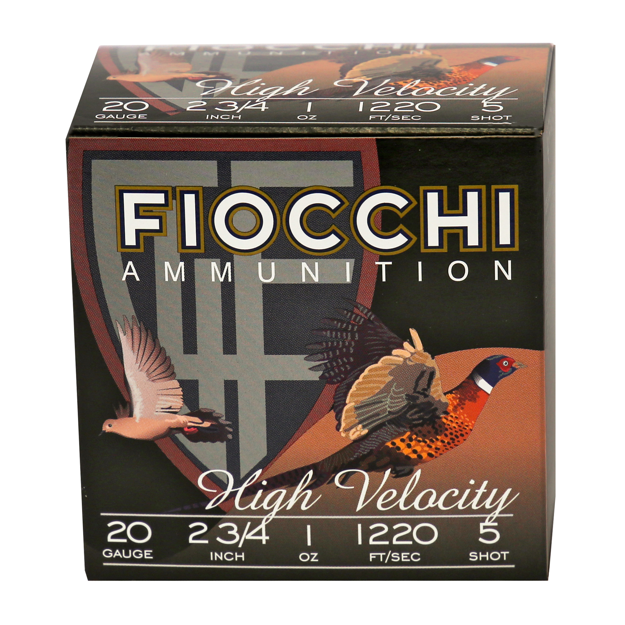 Fiocchi 20 Gauge #5 HV Lead Hunt 25/250 bulk ammo product image